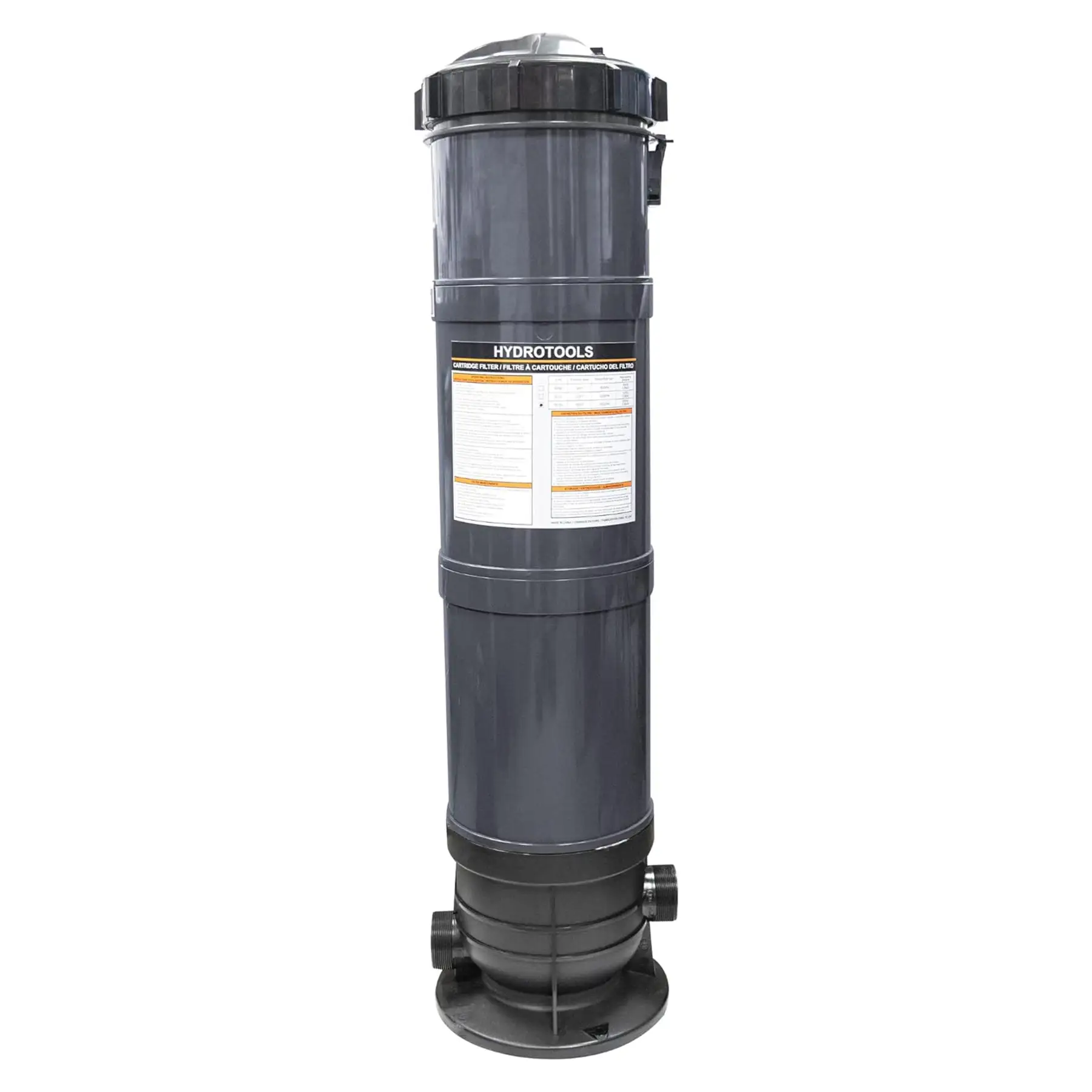 Swimline HydroTools 100 Sq Ft Sure Flo Cartridge Pool Filter Tank and Elements