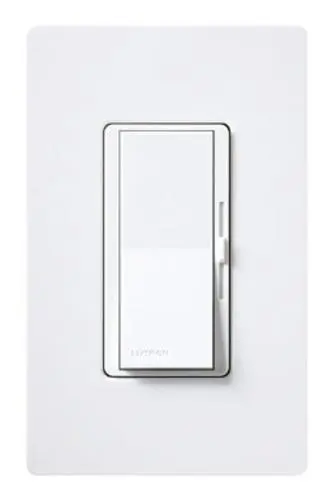 Lutron Electronics DVW-603PGH-WH Diva 600W Single-Pole 3-Way Eco Dimmer