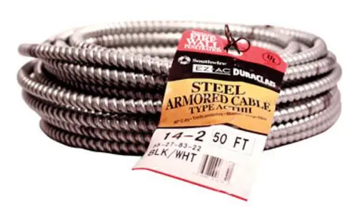 Southwire 55278322 Alflex Thhn Bond Wire With Steel Armor 50'