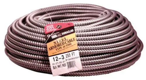 Southwire 55275001 Alflex Thhn Bond Wire With 12-3 Steel Armor