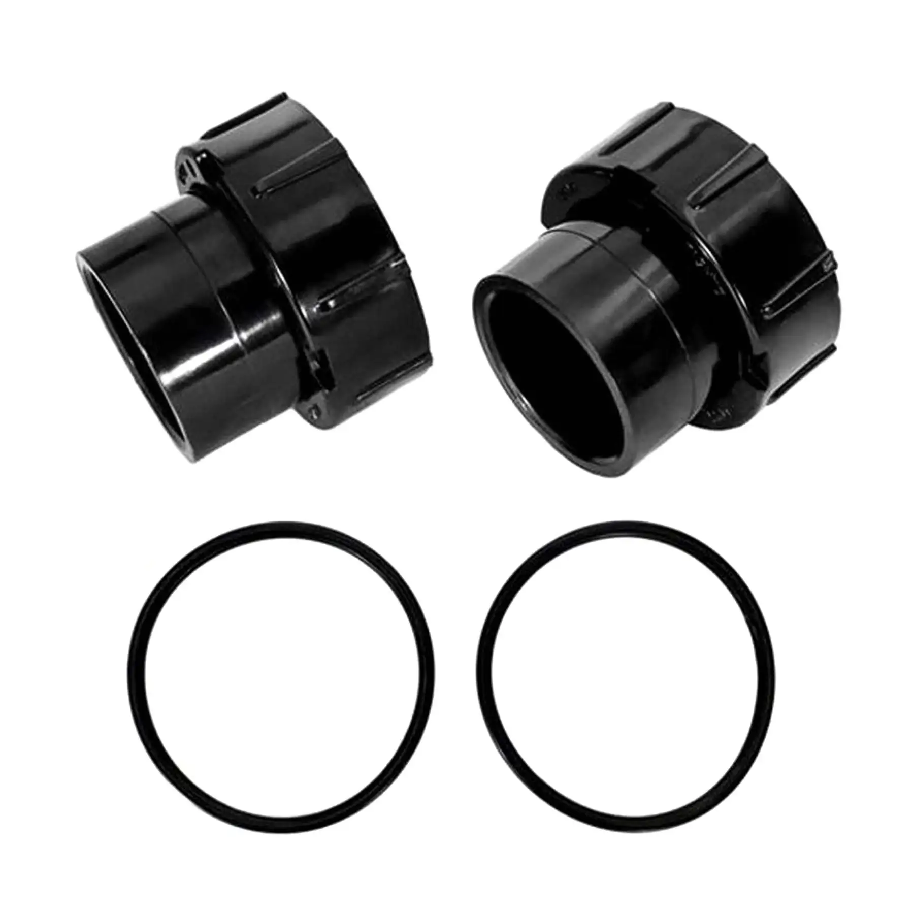 Zodiac 2 x 2-1/2" Tail Piece Replacement Kit for Jandy Pool/Spa Heaters, Black