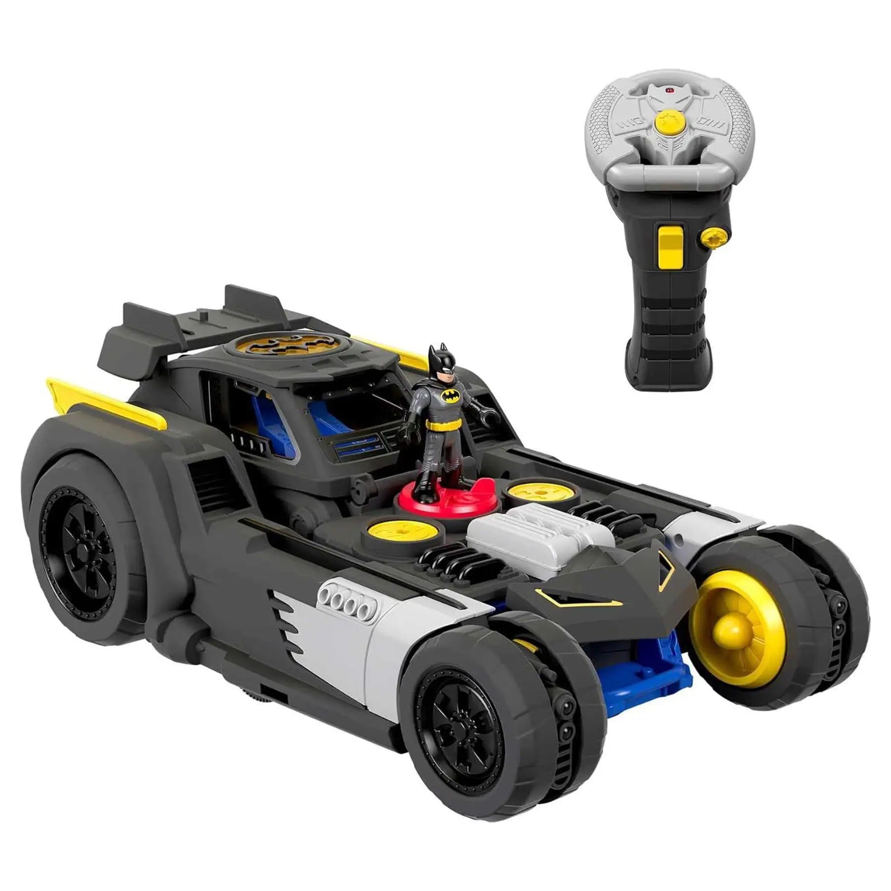 Fisher Price Imaginext DC Super Friends Batman Transforming Batmobile RC Car