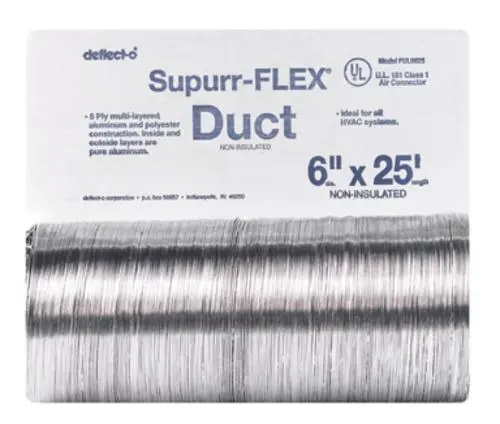 Deflect-O FUL0625 Supurr-Flex Metallic Ducting