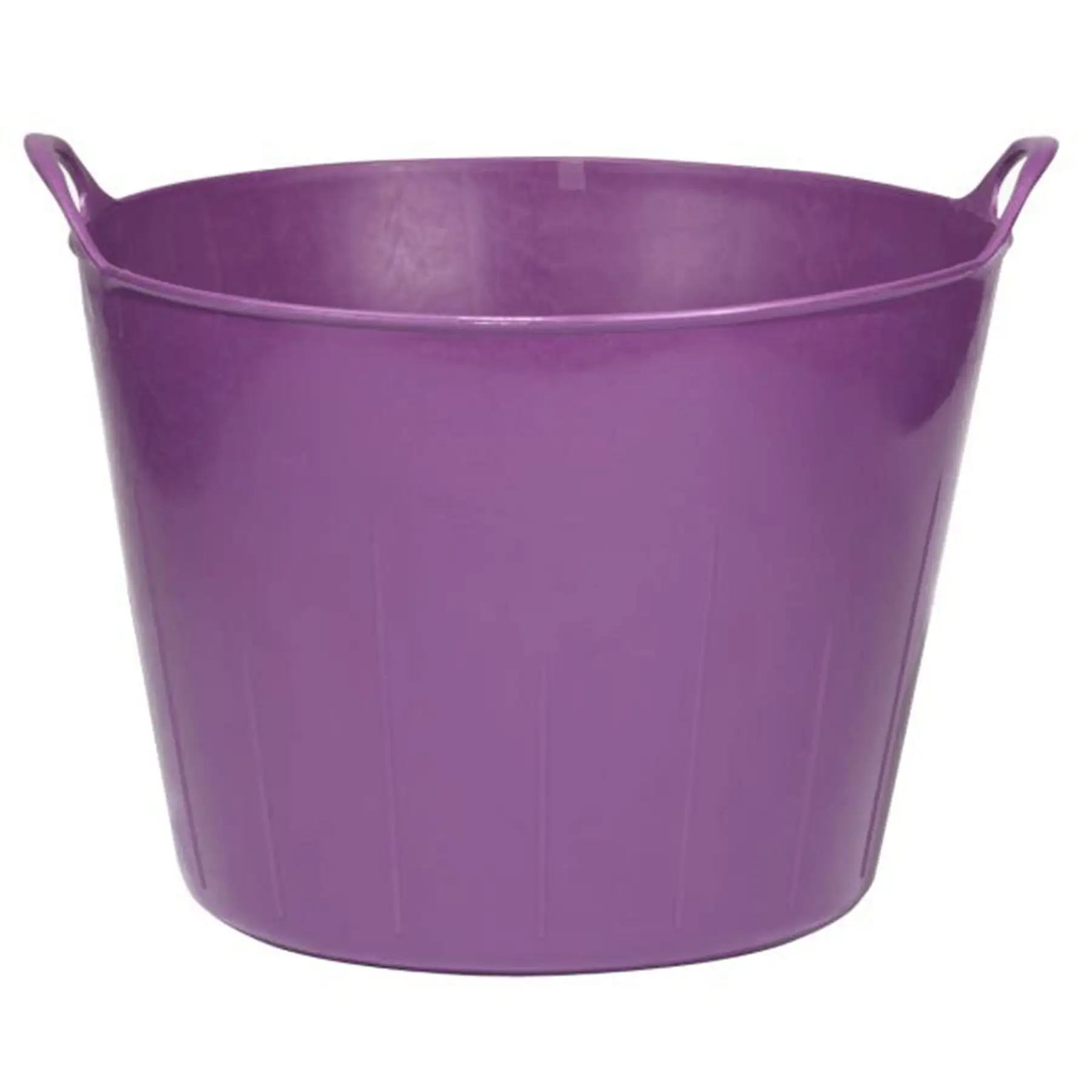 Little Giant 11 Gallon Heavy Duty Farm Bucket Poly/Rubber Flex Tub with Handles