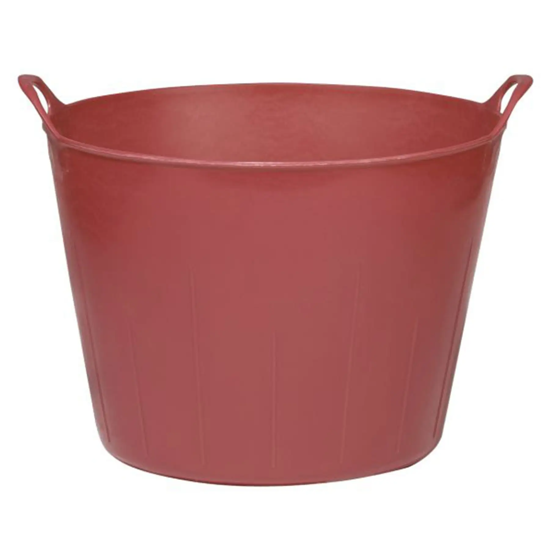 Little Giant 11 Gallon Heavy Duty Farm Bucket Poly/Rubber Flex Tub with Handles