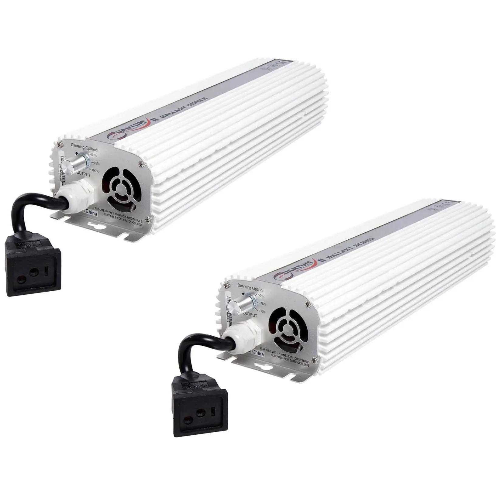 (2) QUANTUM 1000W Watt HPS & MH Dimmable Digital Grow Light Ballasts>QT1000