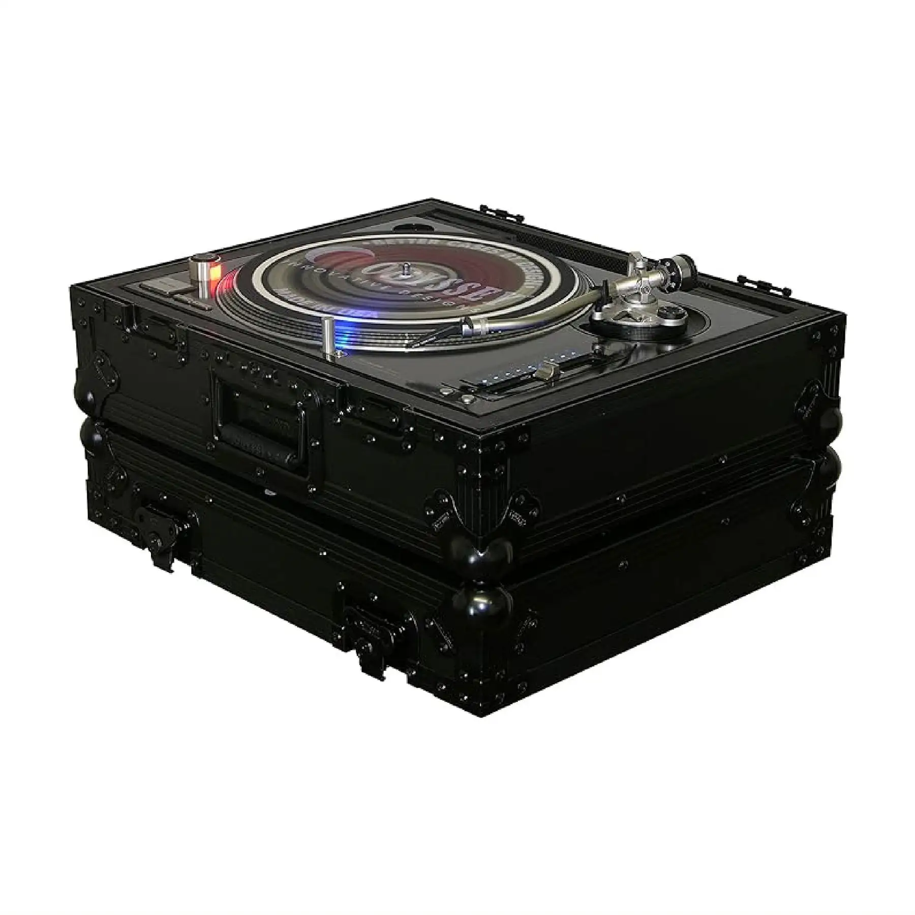 Odyssey Universal Technics 1200 Style Turntable Flight Case, Black Label Series