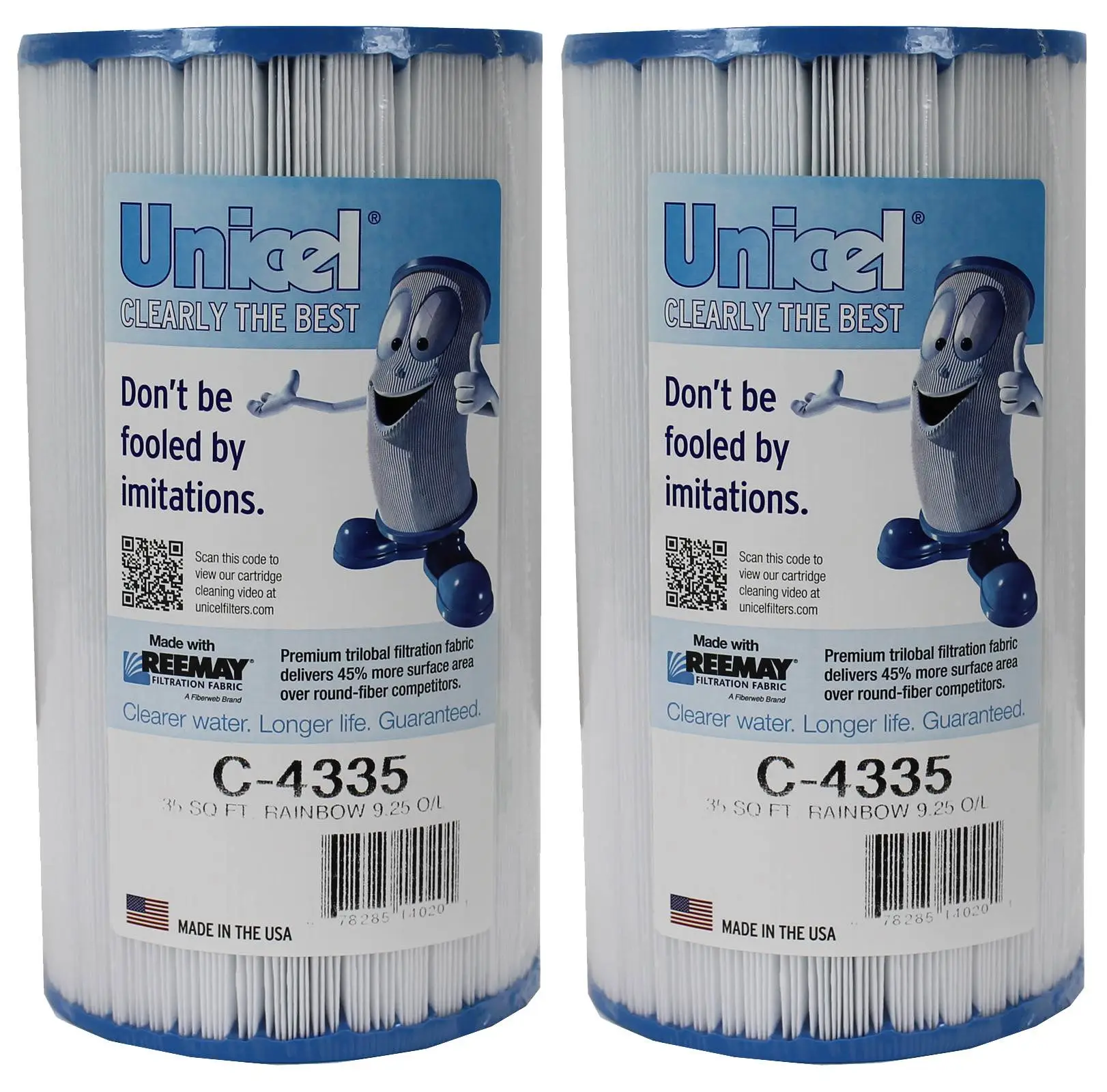 UNICEL C-4335 Hayward Replacement Pool Filters C4335 FC-2385 PRB35 (2 Pack)