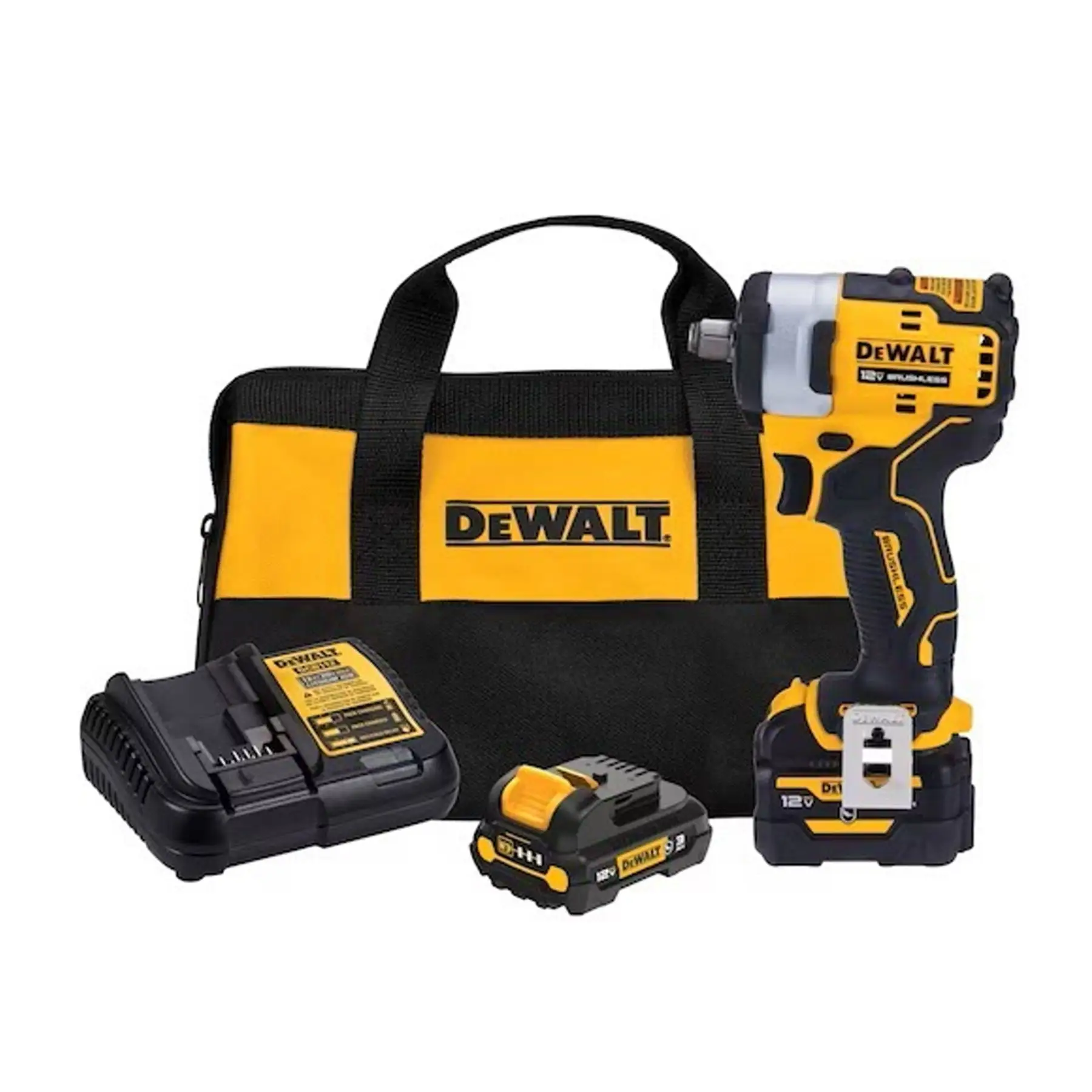 DeWalt XTREME 12V MAX Brushless 1/2" Cordless Impact Wrench Kit with LED Ring