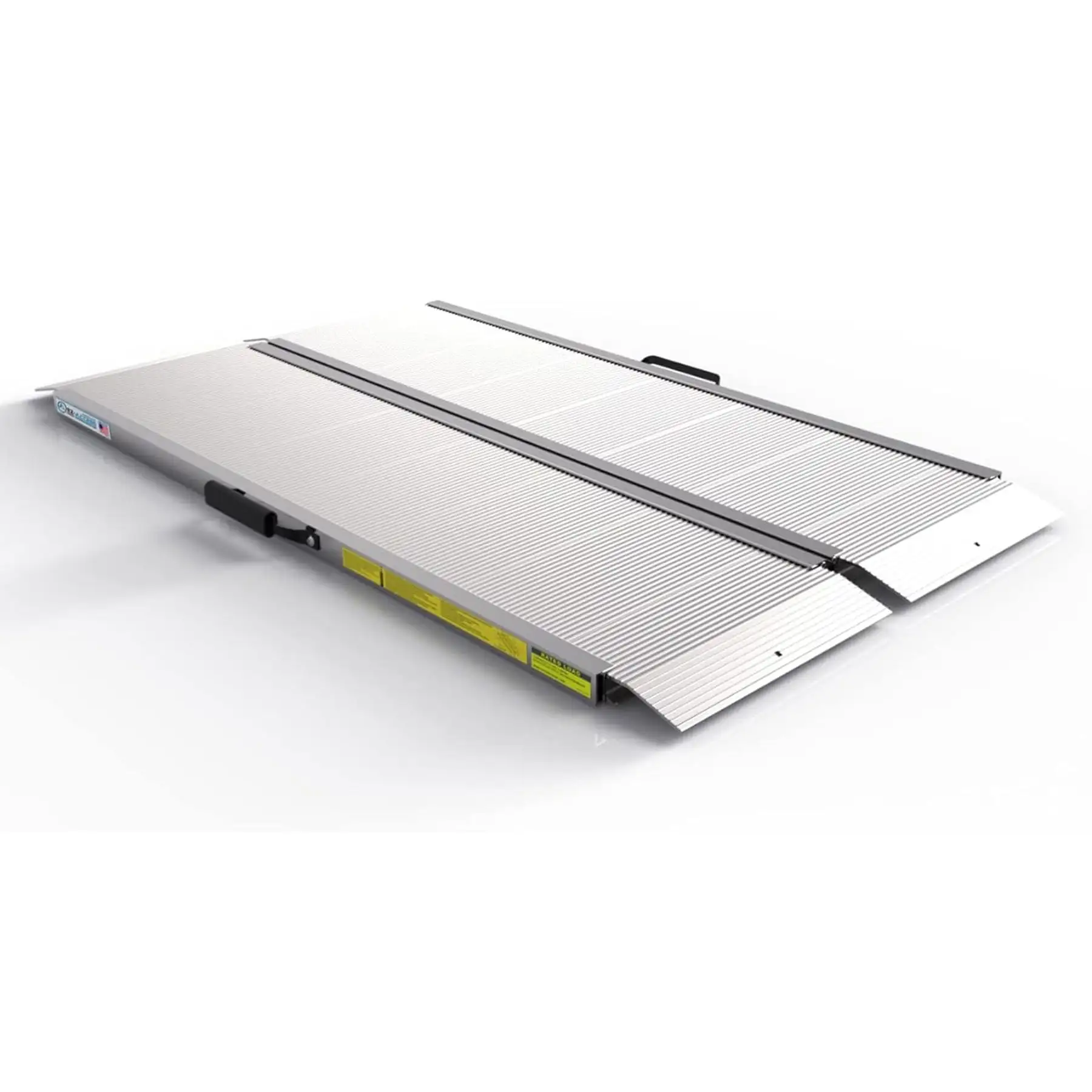 EZ-ACCESS TRAVERSE 4 Foot Singlefold Edgeless Portable Loading Ramp, Silver