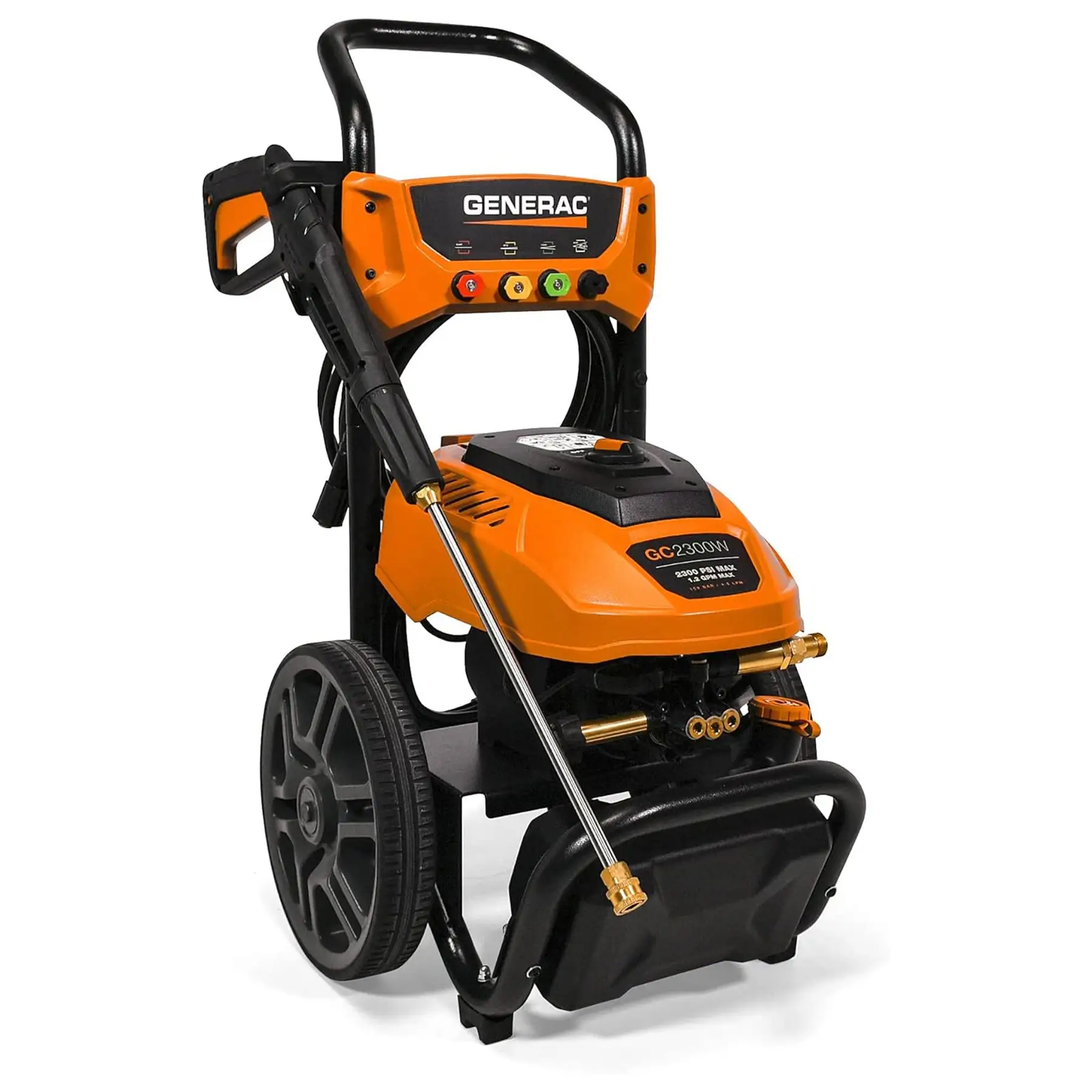 Generac 2300 PSI Electric Pressure Washer w/Auto Stop Switch & Detergent Tank