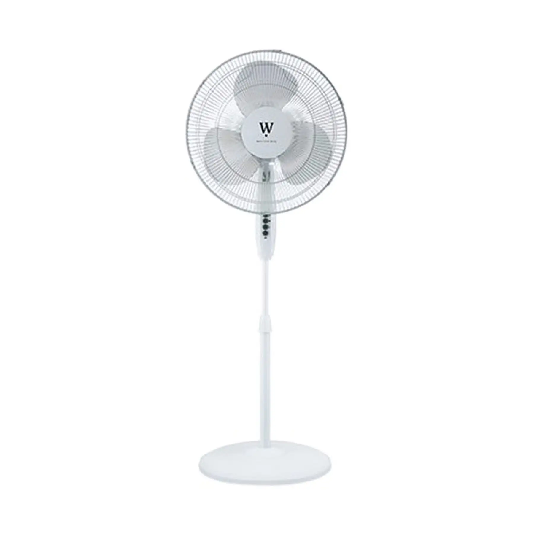 HomePointe Westpointe 16 Inch Stand Fan w/3 Speed Settings for Home and Office