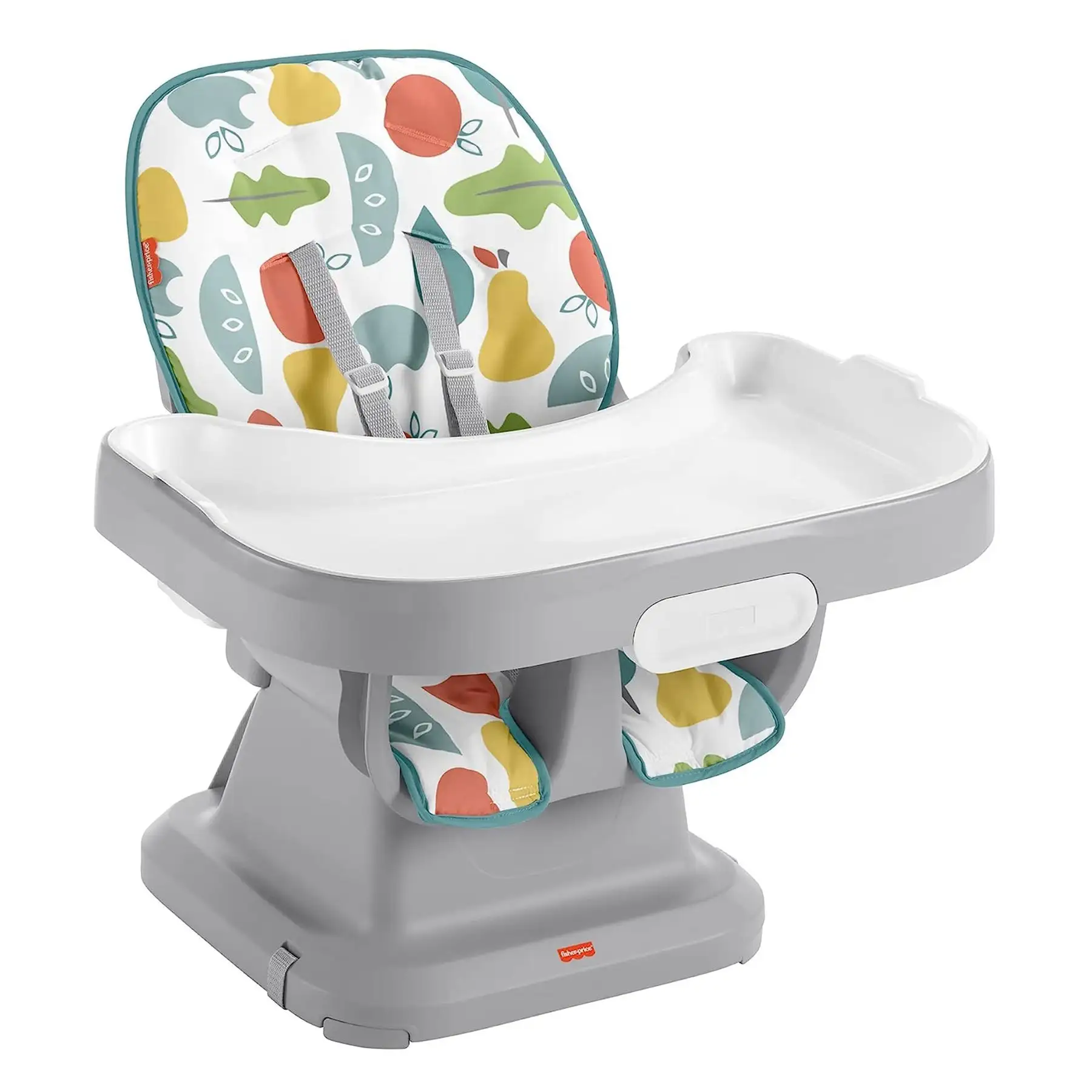 Fisher-Price SpaceSaver Simple Clean Baby High Chair Dining Seat, Pearfection