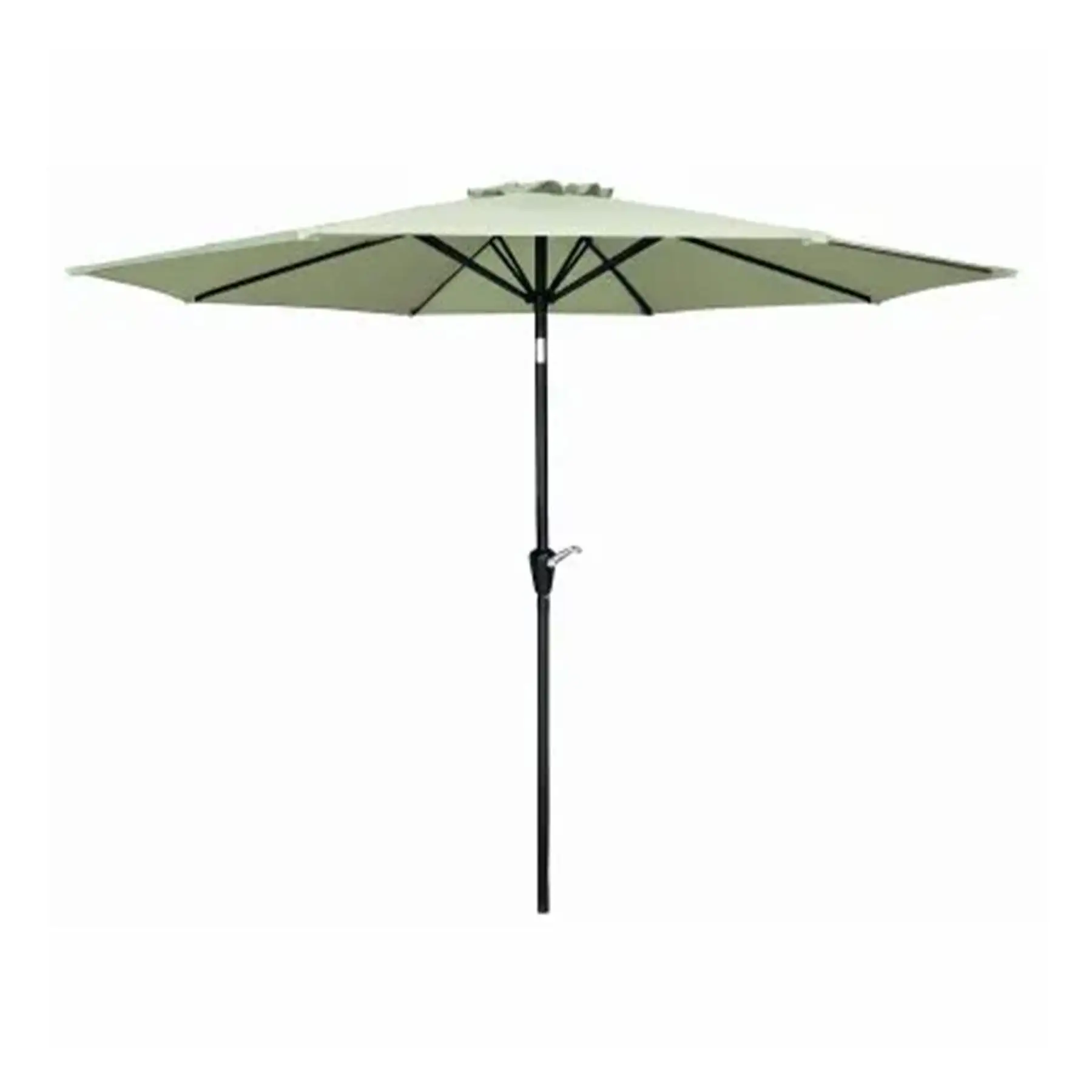 Four Seasons Courtyard 9' Round Polyester Patio Market Umbrella, Seafoam Green