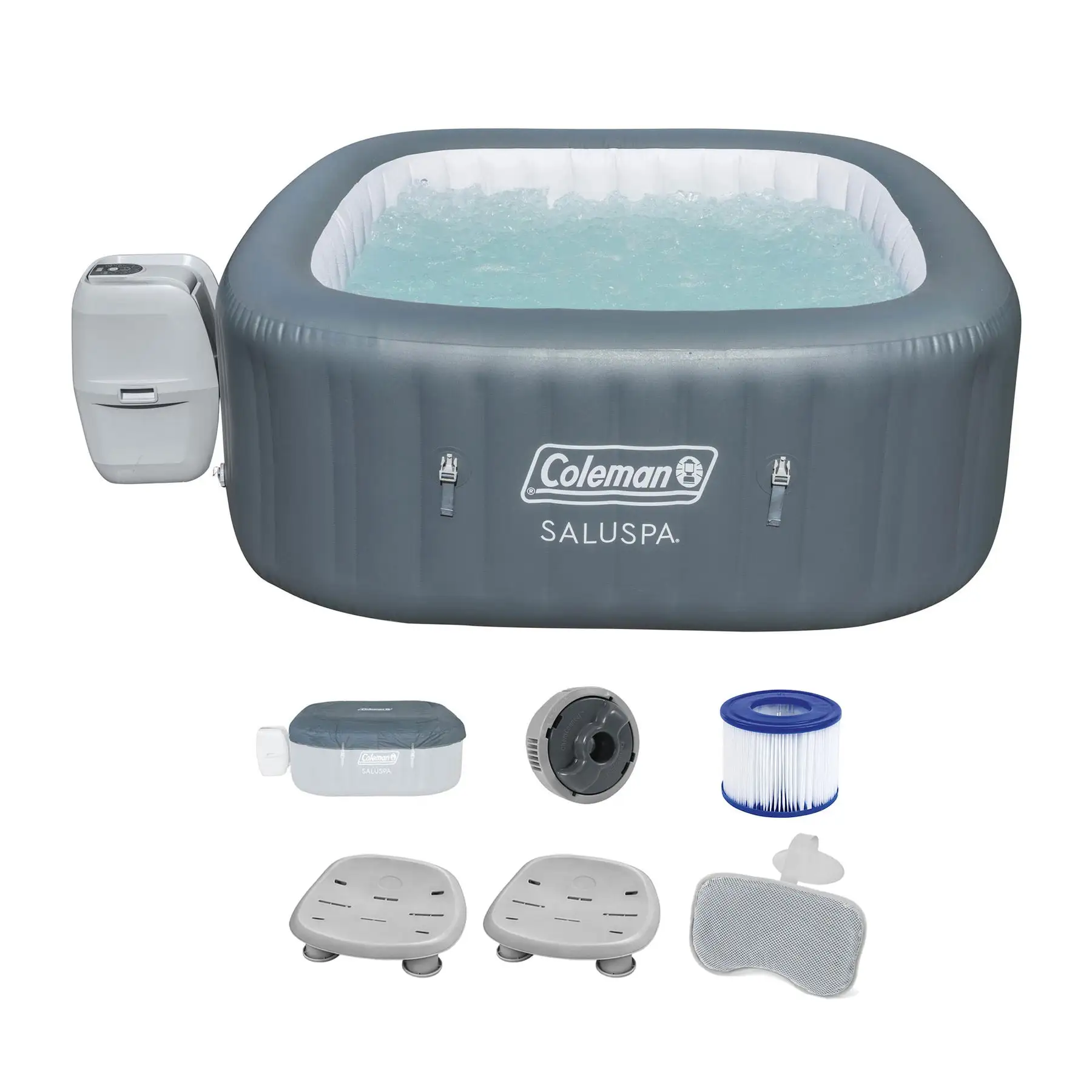 Bestway Coleman Hawaii Hot Tub + 2 Bestway Spa Seat + Bestway Headrest Pillow