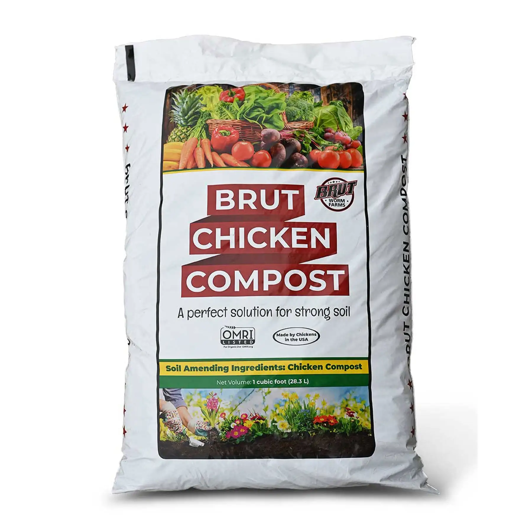 thumbnail image 2 of Organic Pelletized Fertilizer - 8lb Poultry Compost With Soft Rock Phosphate - Slow Release NPK 2 of 6