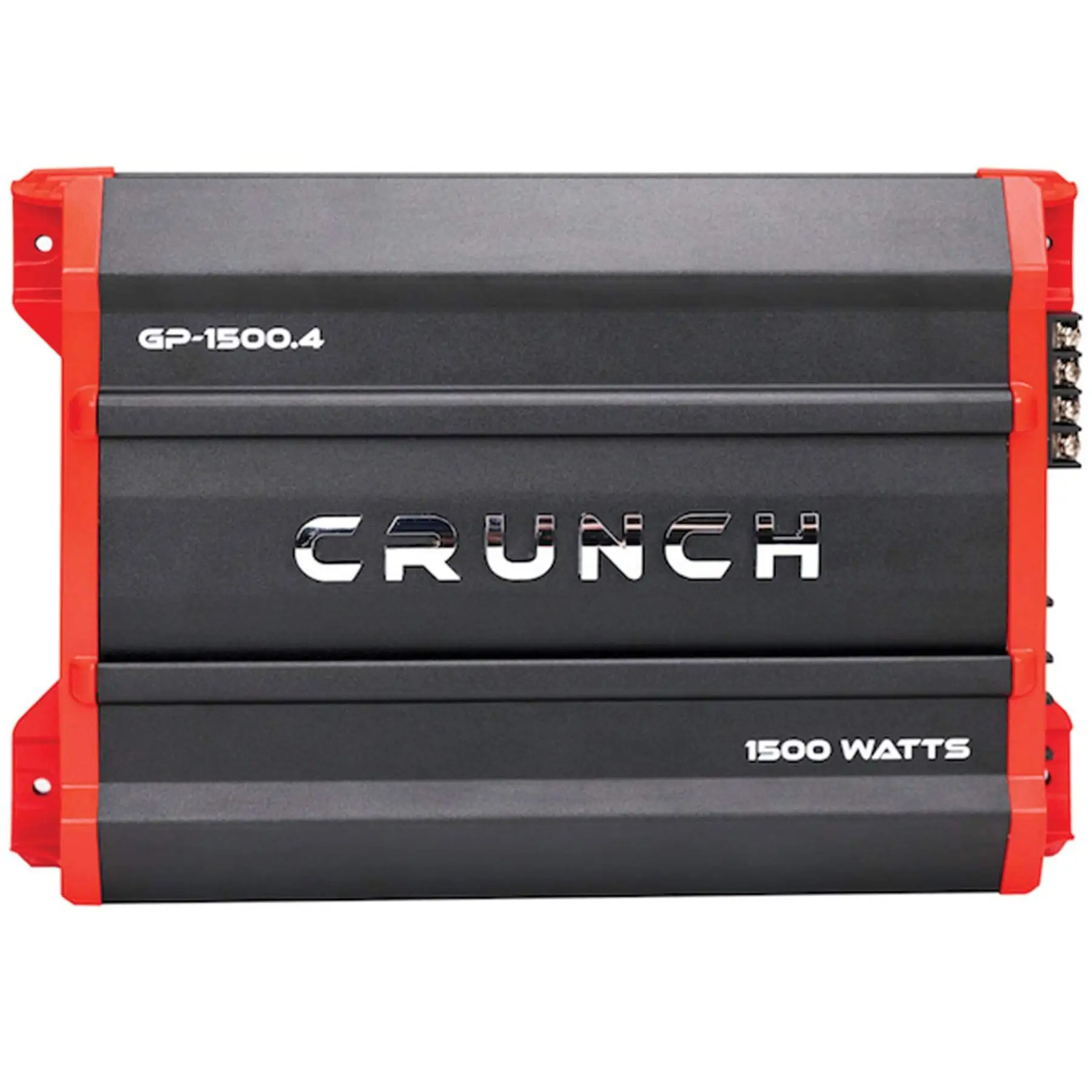 Crunch 1,500 Watt Adjustable 12dB Ground Pounder Car Amplifier, GP-1500.4, Black