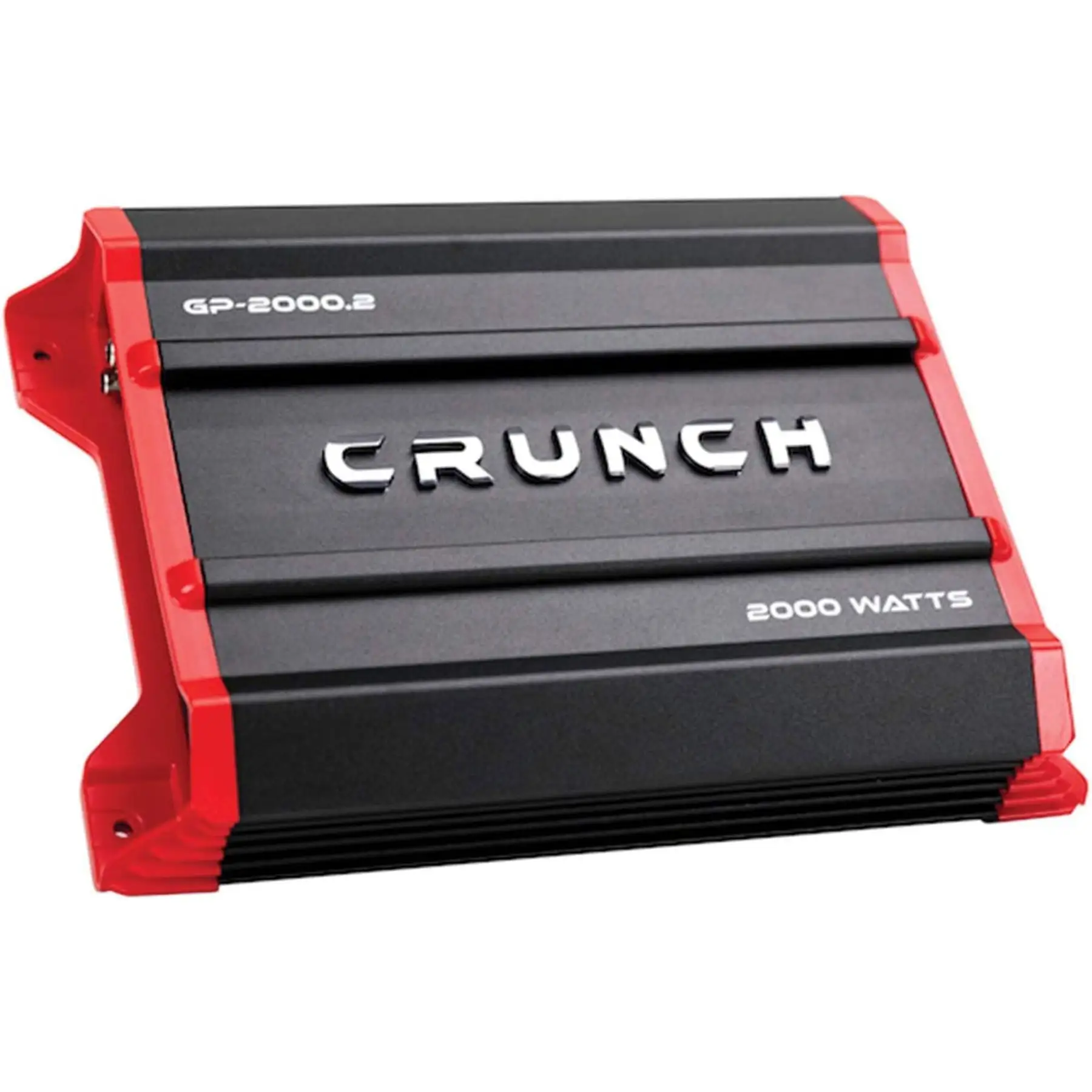 Crunch 2,000 Watt Adjustable 12dB Ground Pounder Car Amplifier, GP-2000.2, Black