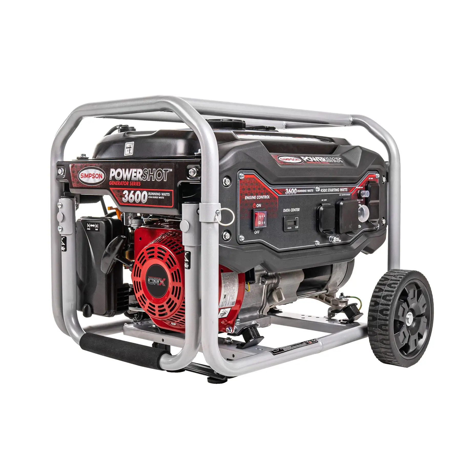 SIMPSON PowerShot Portable 3,600 Watt Generator with Roll Cage Frame Protection