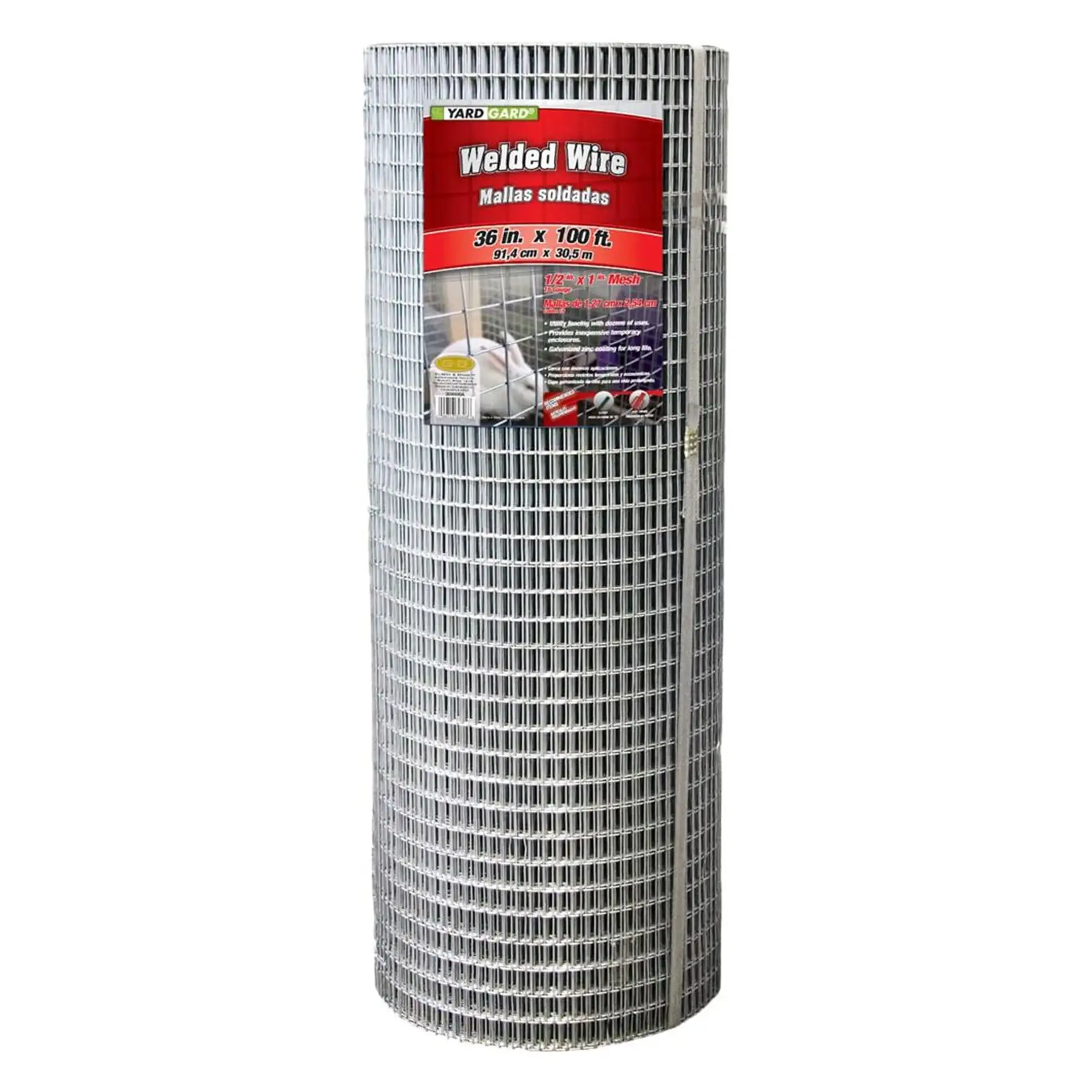 YardGard Galvanized Zinc Coating Welded Wire Fence with Polished Finish Type