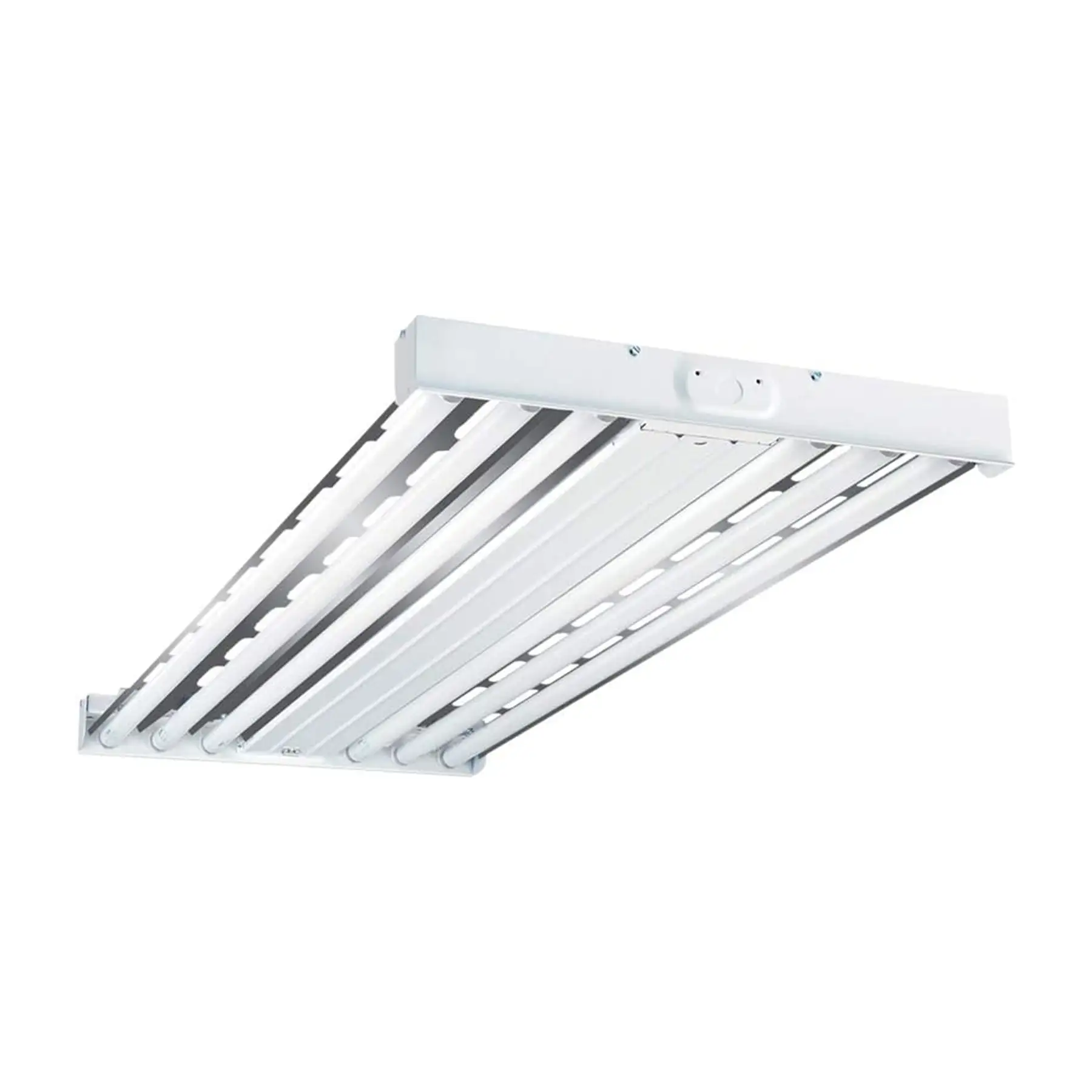 Metalux F Bay HBL 2 x 4' 4 Lamp T8 Commercial Fluorescent Lamp Light Fixture