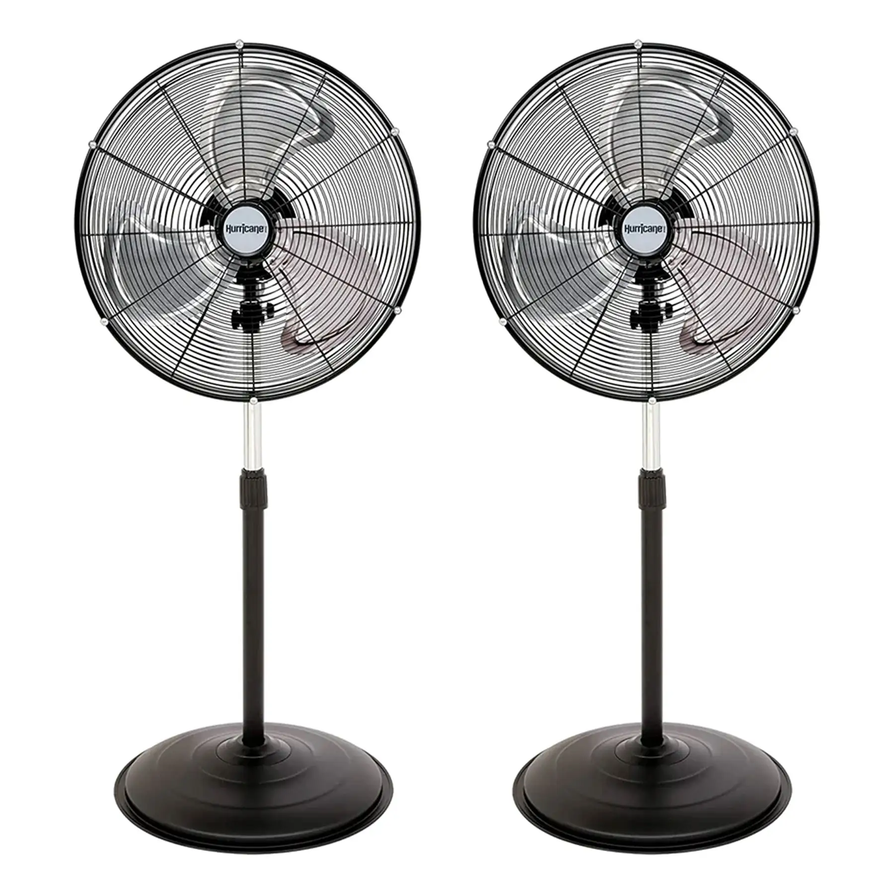 Hurricane Pro Series 20?? High Velocity Oscillating Pedestal Stand Fan, 2 Pack