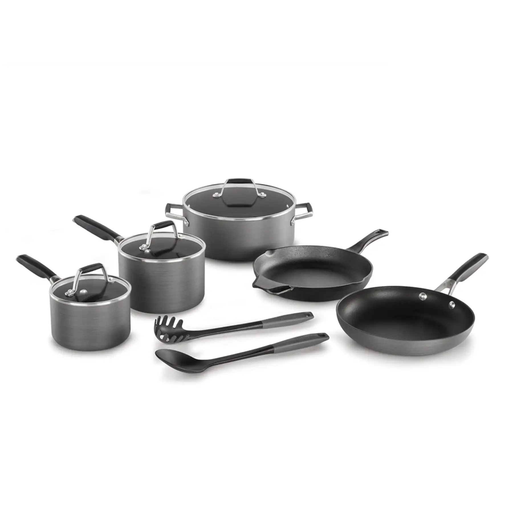 Calphalon Select Classic Hard Water Based Anodized Nonstick 10 Piece Cooking Set