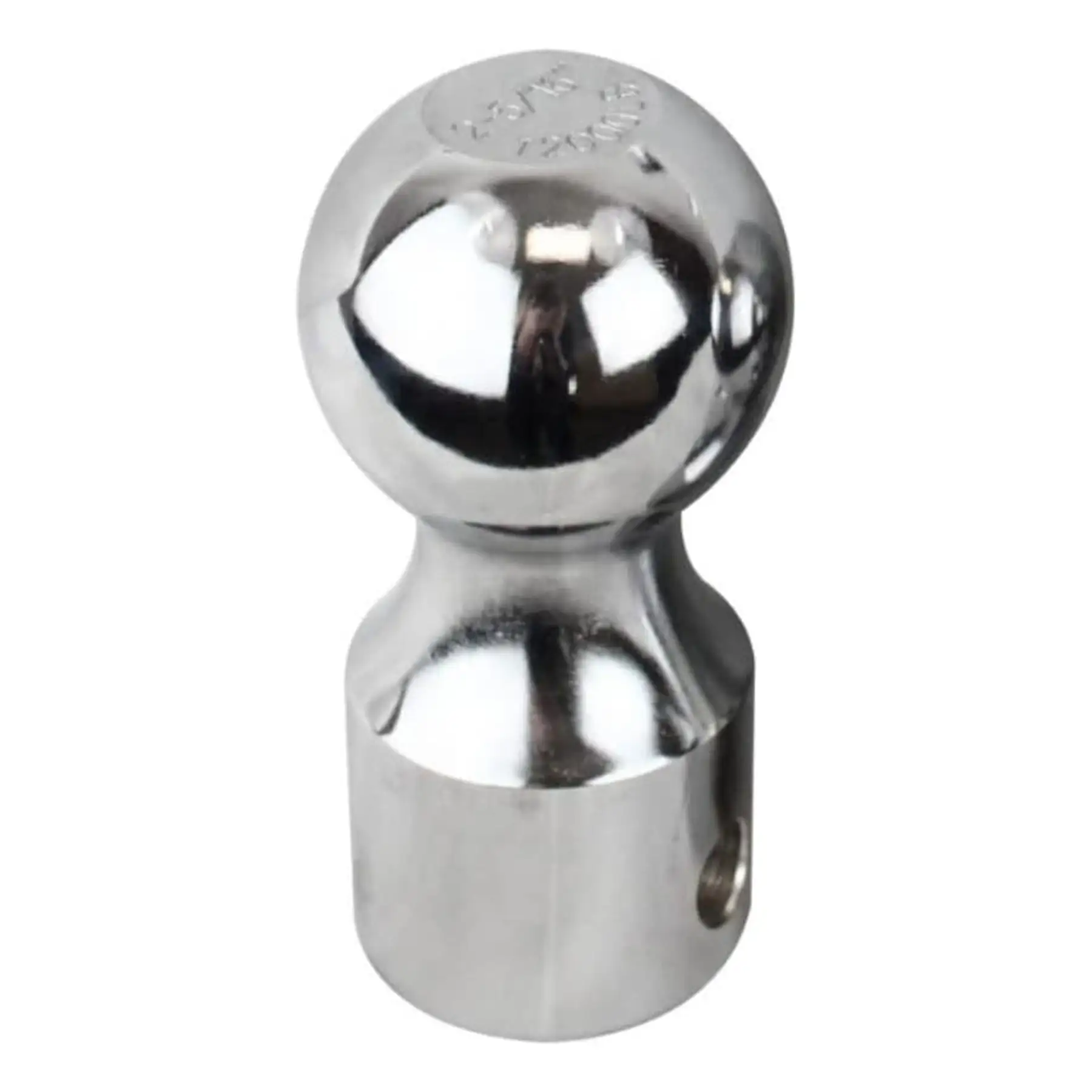 Aluma-Tow 2 5/16 Inch Powder Coated Hitch Ball Replacement, Chrome Plated Steel