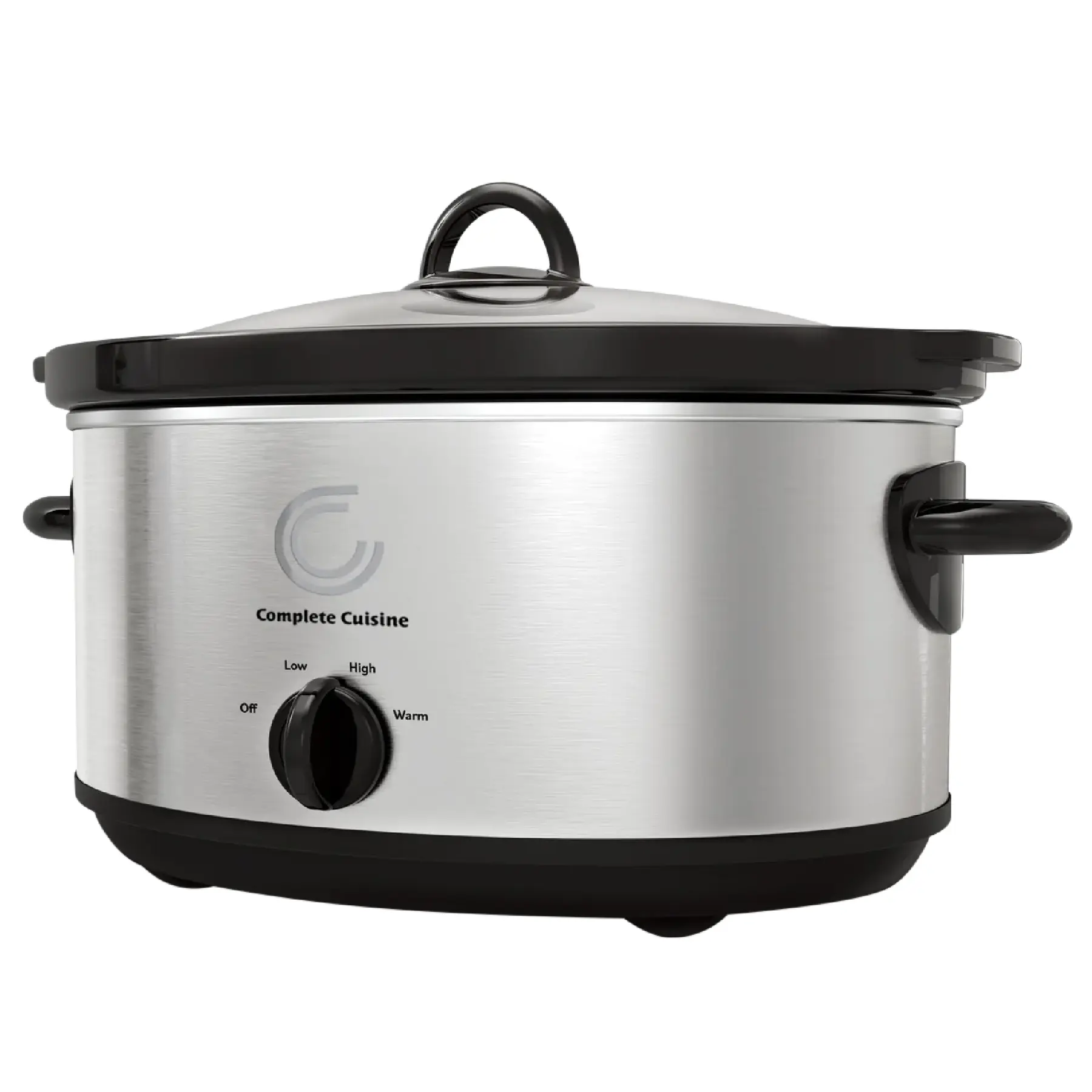 Complete Cuisine CC-SL-7000-SS 7-Quart Oval Stainless-Steel Slow Cooker