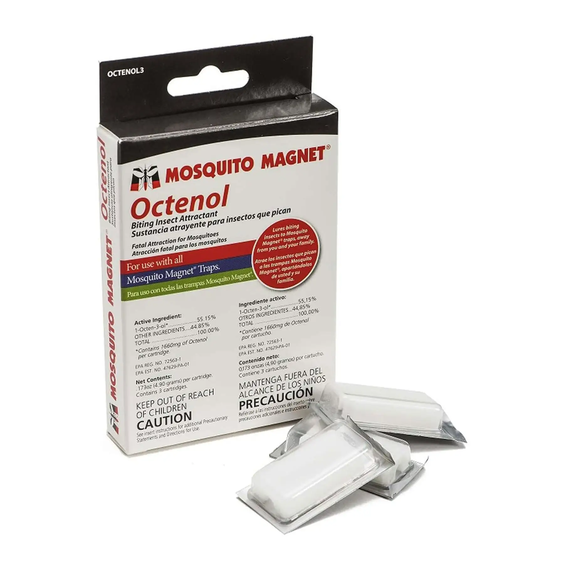 Mosquito Magnet 0.3 Pound Modern Ready to Use Refill Cartridge Octenol (2 Pack)