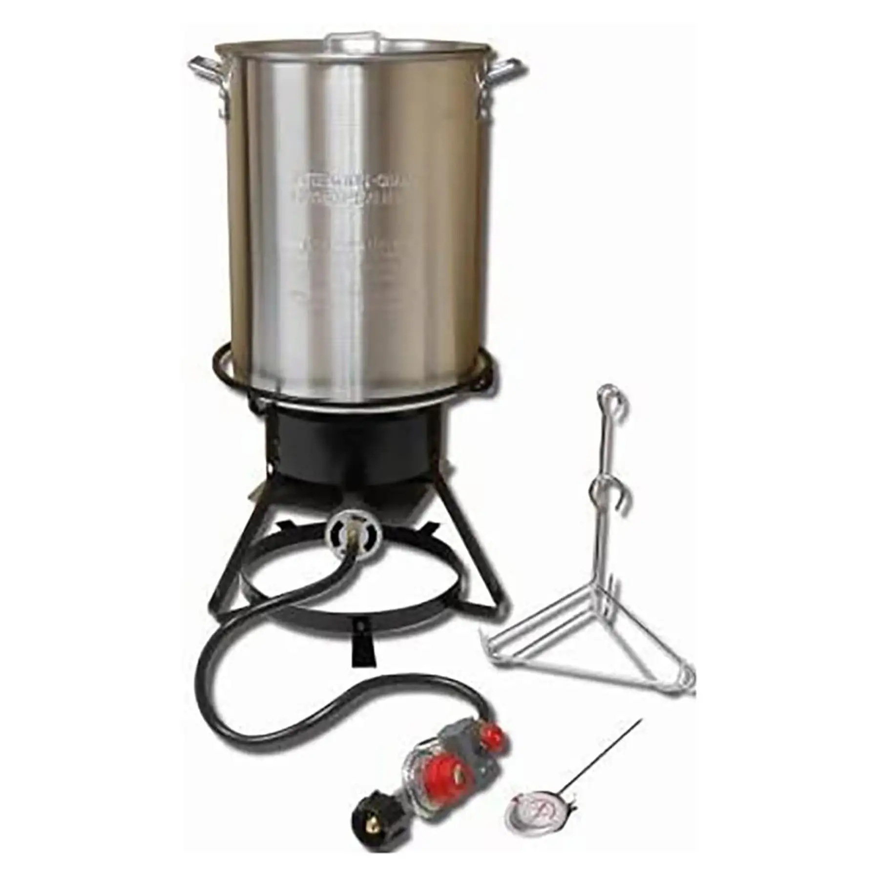 Metal-Fusion Import 29 Quart Aluminum Turkey Frying Cooker Package w/38,000 BTU