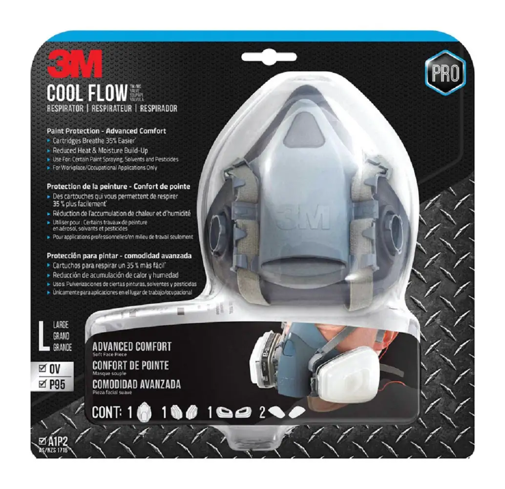 3M 7513PA1-A-PS Half Face Respirator