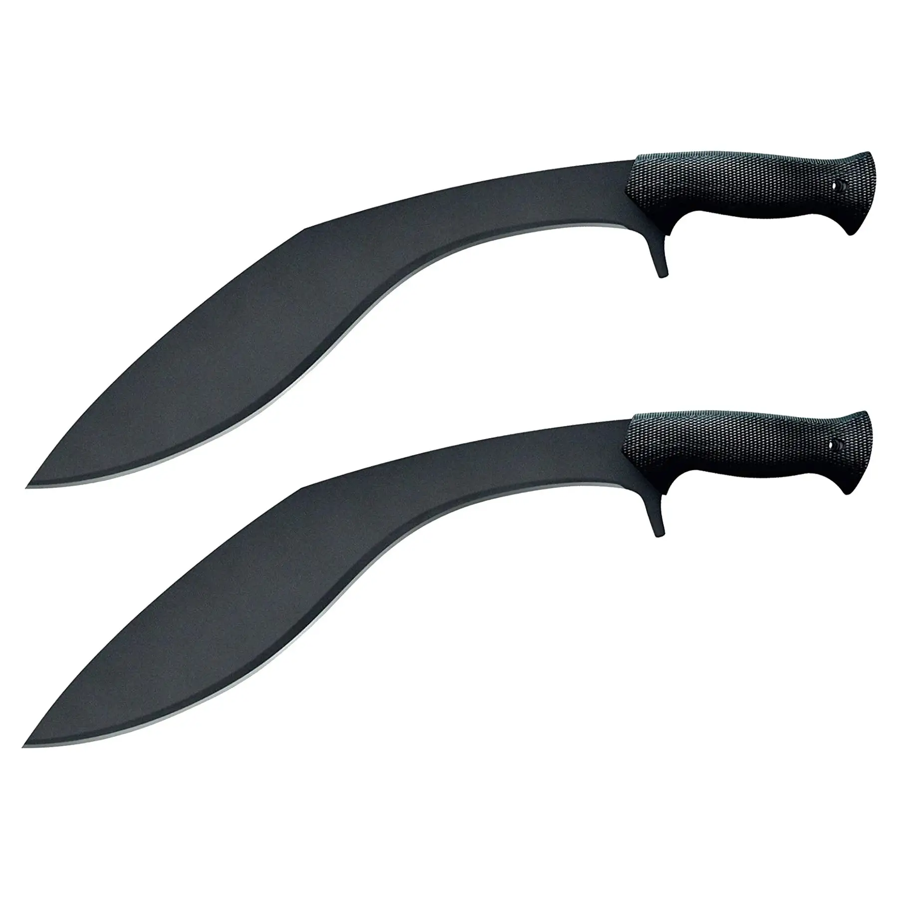 Cold Steel Black Royal Kukri Machete Blade Replica and Secure Sheath (2 Pack)