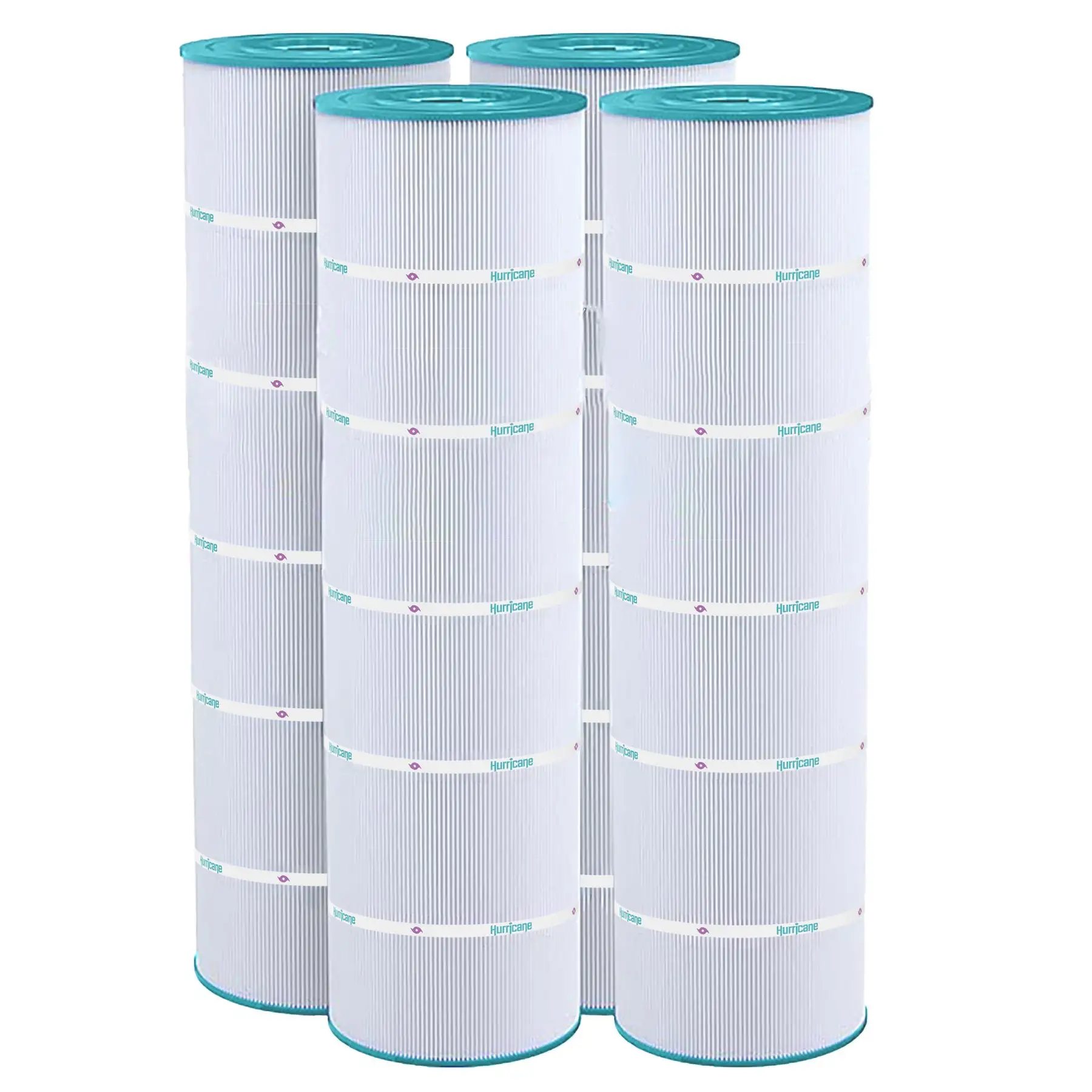 Hurricane Spa Filter Cartridge for Pleatco PA106 & Unicel C-7488, White, 4 Pack