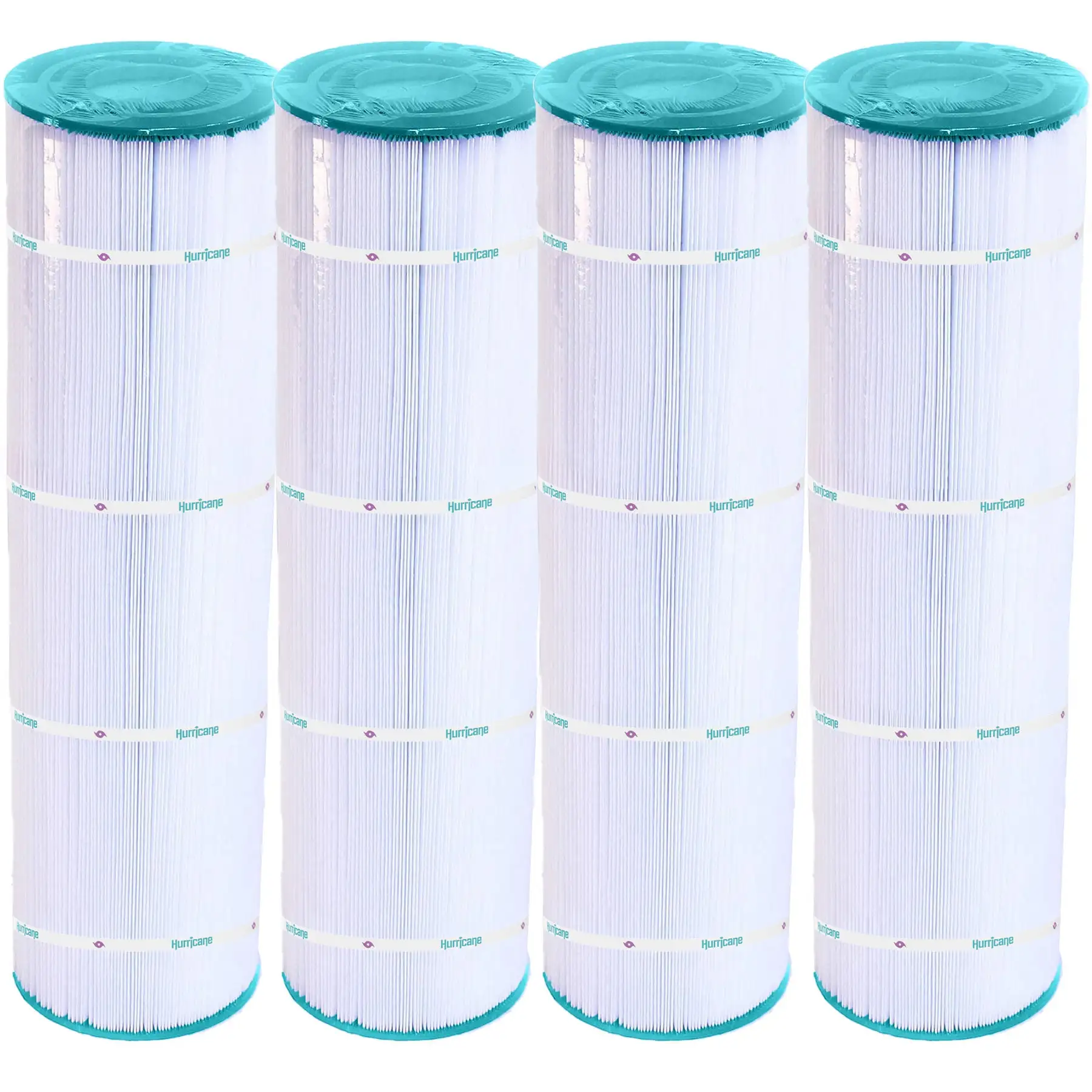 Hurricane Advanced Pool Filter Cartridge for PA112, C-7489, and FC-1275 (4 Pack)