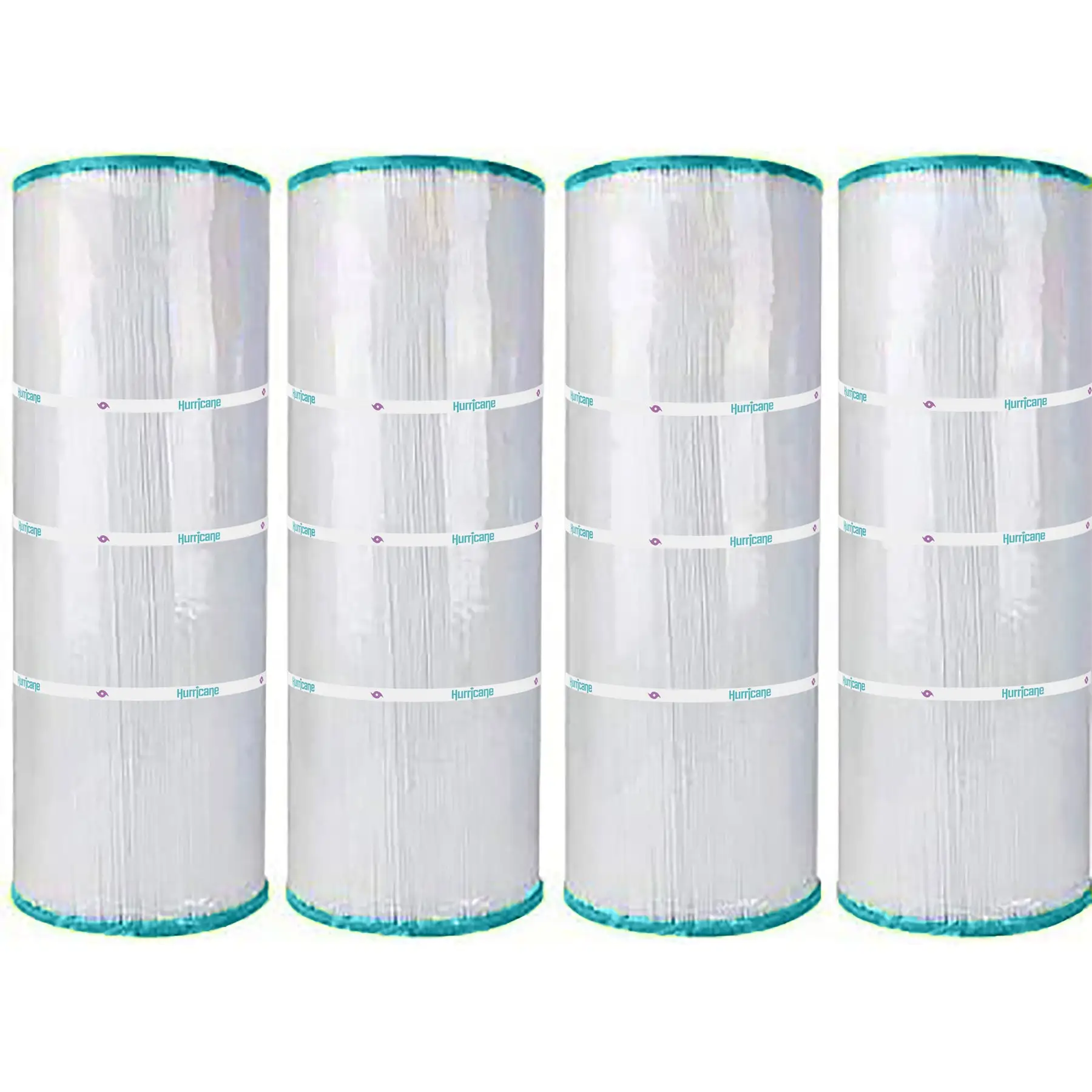 Hurricane Advanced Pool Filter Cartridge for C-7477, PA75SV & FC-1260 (4 Pack)