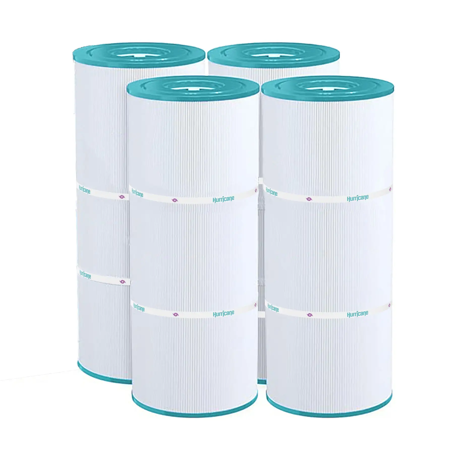 Hurricane Replacement Spa Filter Cartridge for Hayward SwimClearC2030 (4 Pack)