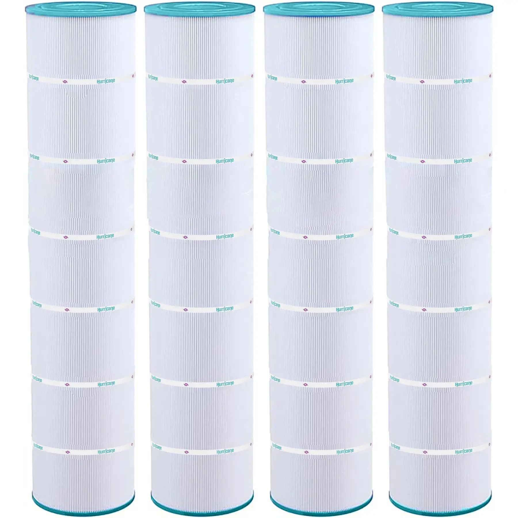 Hurricane Advanced Pool Filter Cartridge for C-7494, PA131 and FC-1227 (4 Pack)