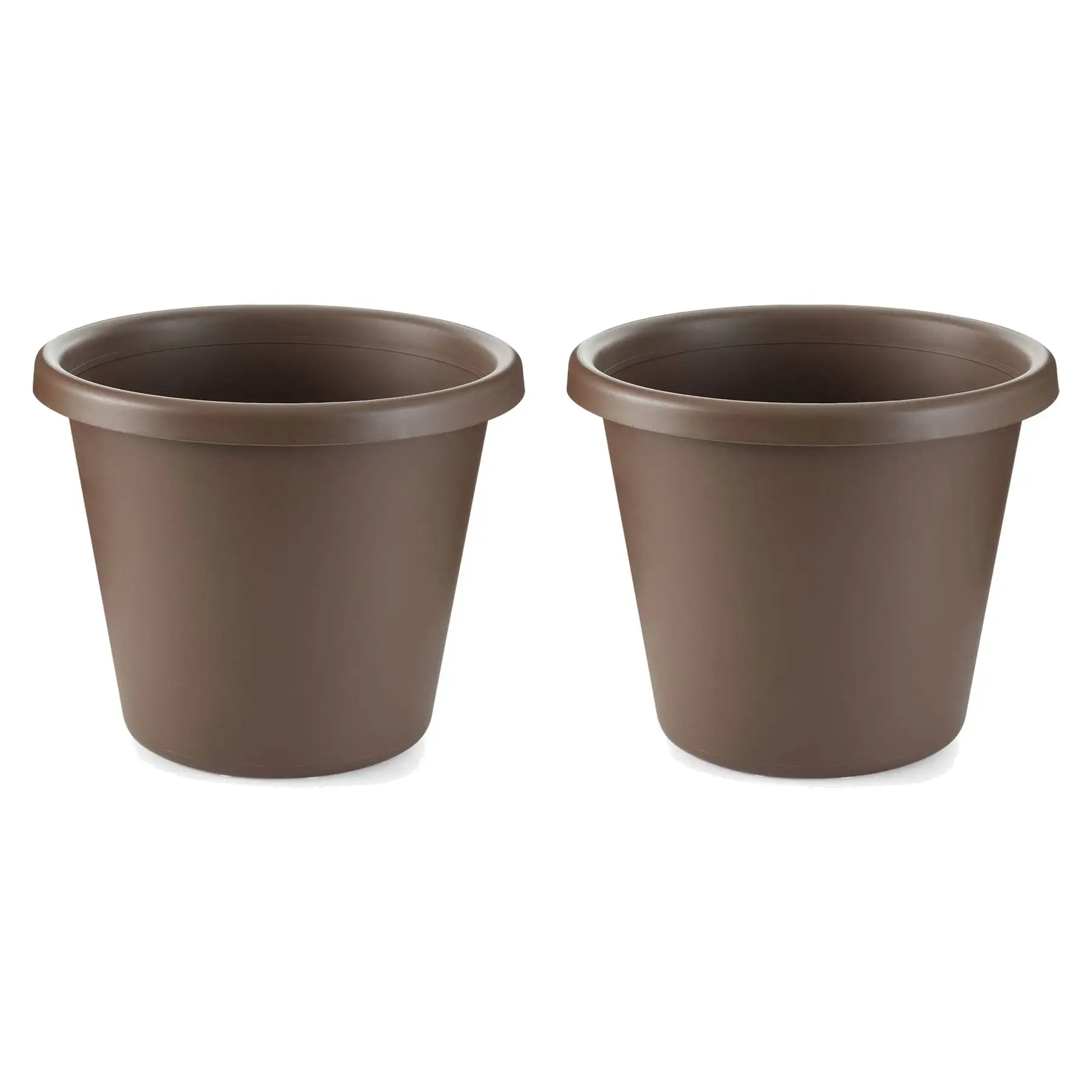 The HC Companies 14 Inch Indoor or Outdoor Classic Flower Pot Planter (2 Pack)