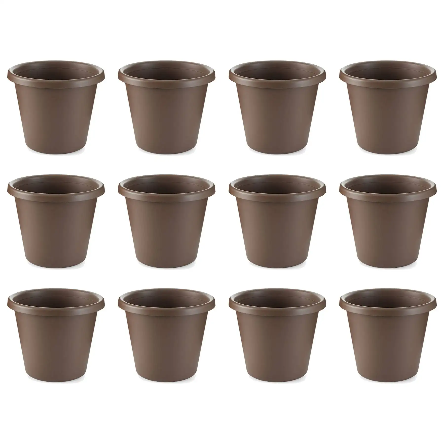 The HC Companies 14 Inch Indoor or Outdoor Classic Flower Pot Planter (12 Pack)