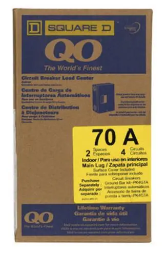 Square D O247L70SCP Indoor Main Lug Load Center