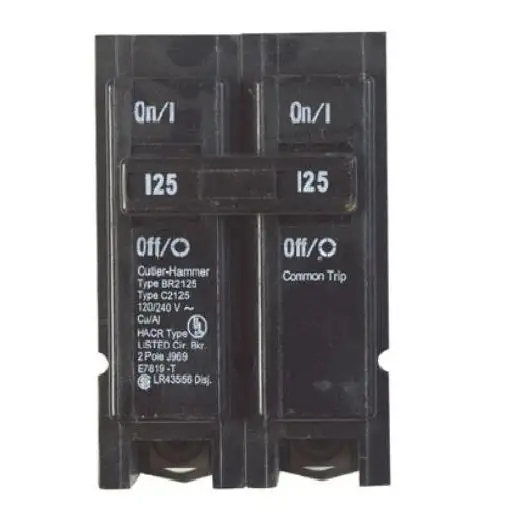 Eaton BR2125 Main Double Pole Circuit Breaker