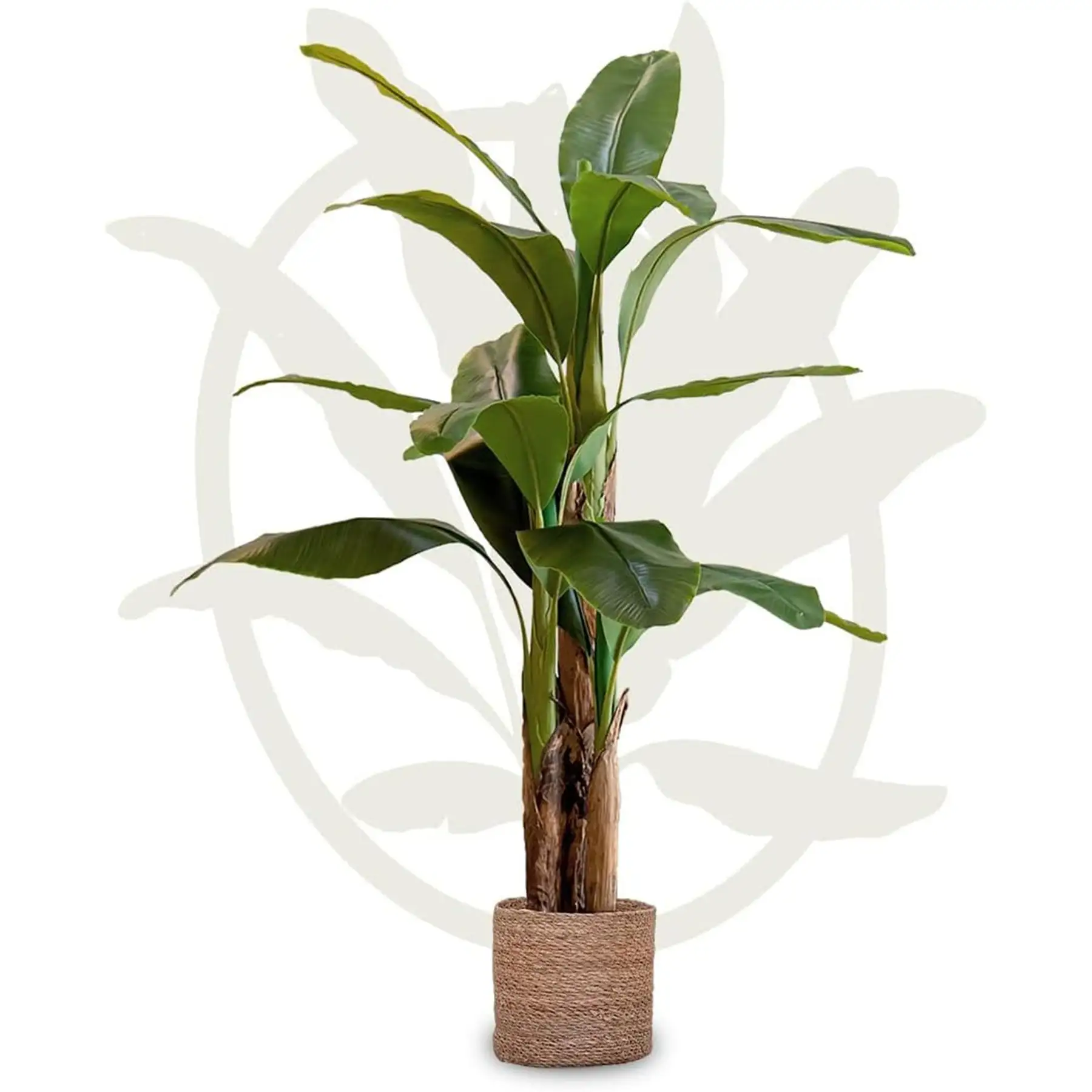 Maia Shop Artificial Banana Tree 5 Feet Tall Tropical Home Decoration, 60 Inches