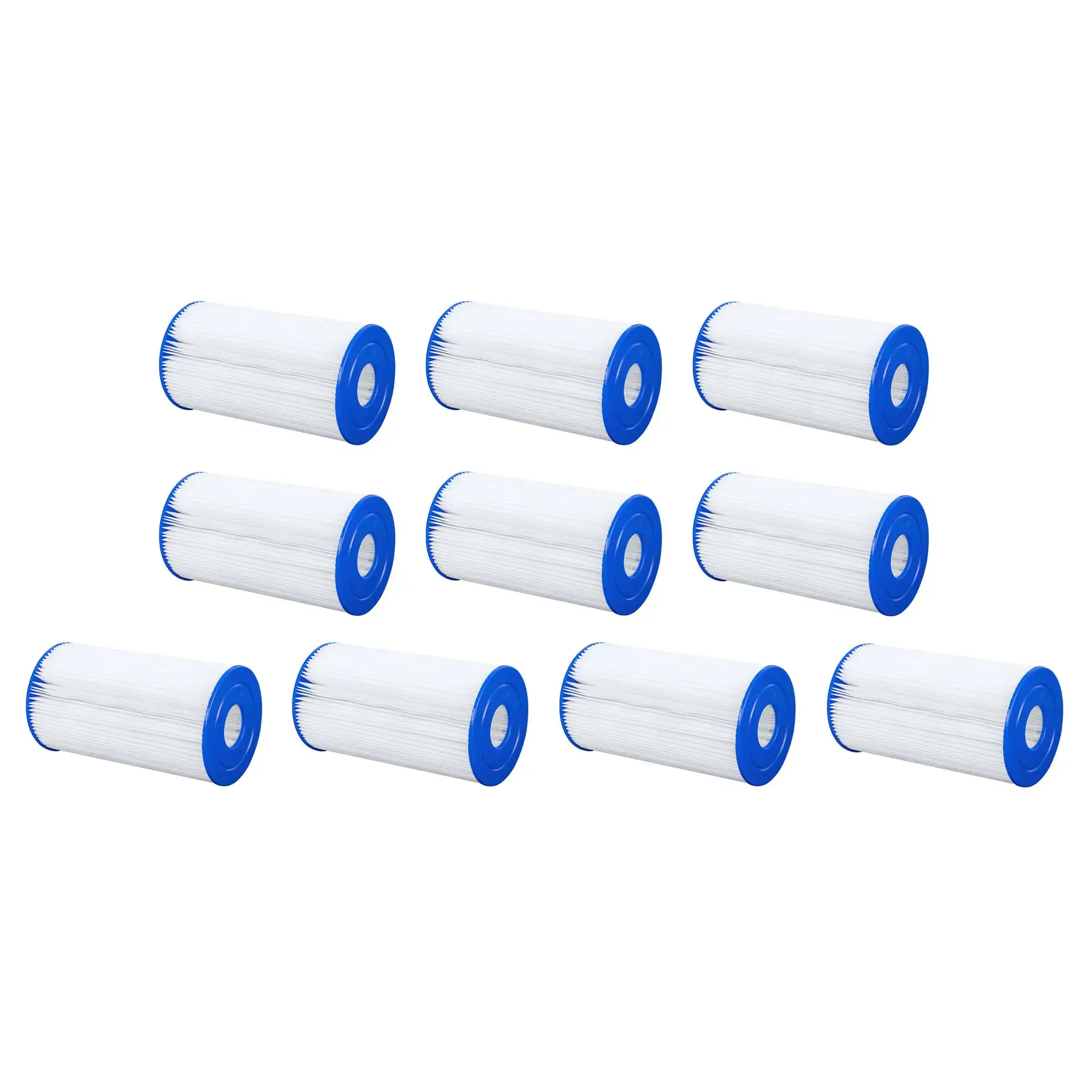 Bestway Flowclear Type IV & B Pool Filter Pump Replacement Cartridge (10 Pack)