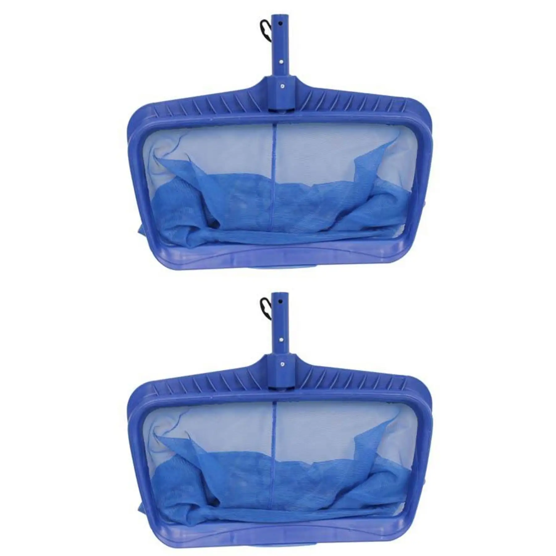 Swimline Hydro Tools Heavy Duty Attachable Deep Bag Leaf Rake Pool Net (2 Pack)