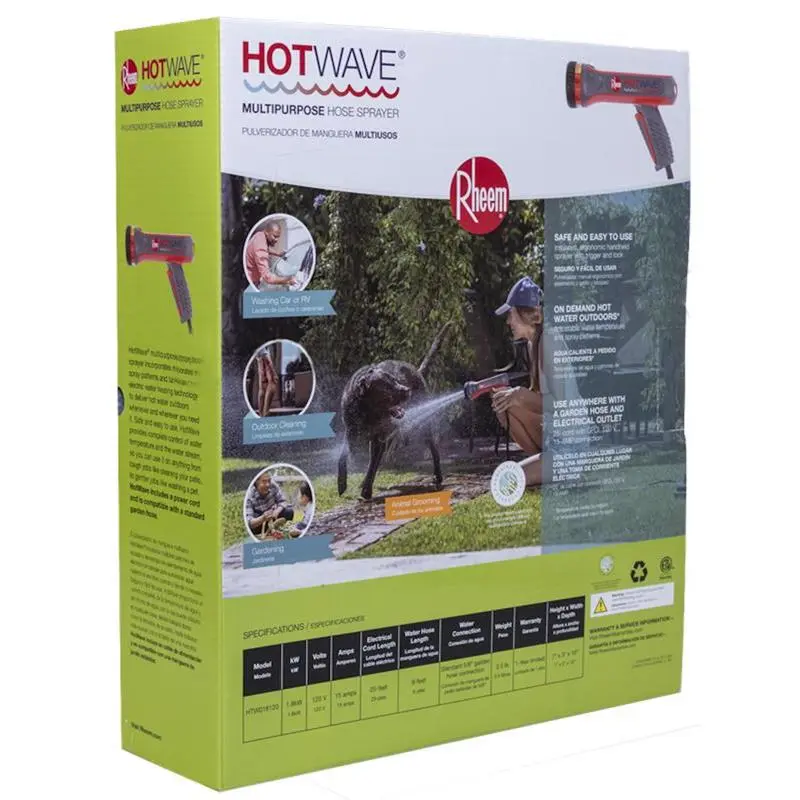 Rheem HTW018120 HotWave Multipurpose Hose Sprayer