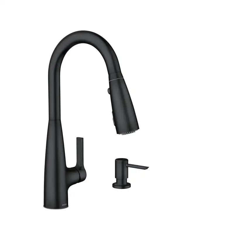 Moen 87627EIBL Haelyn One Handle Pull-Down Kitchen Faucet