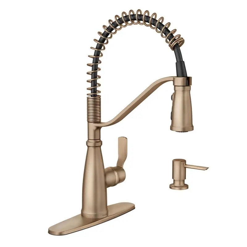 Moen 87886BZG Nolia One Handle Pull-Down Kitchen Faucet