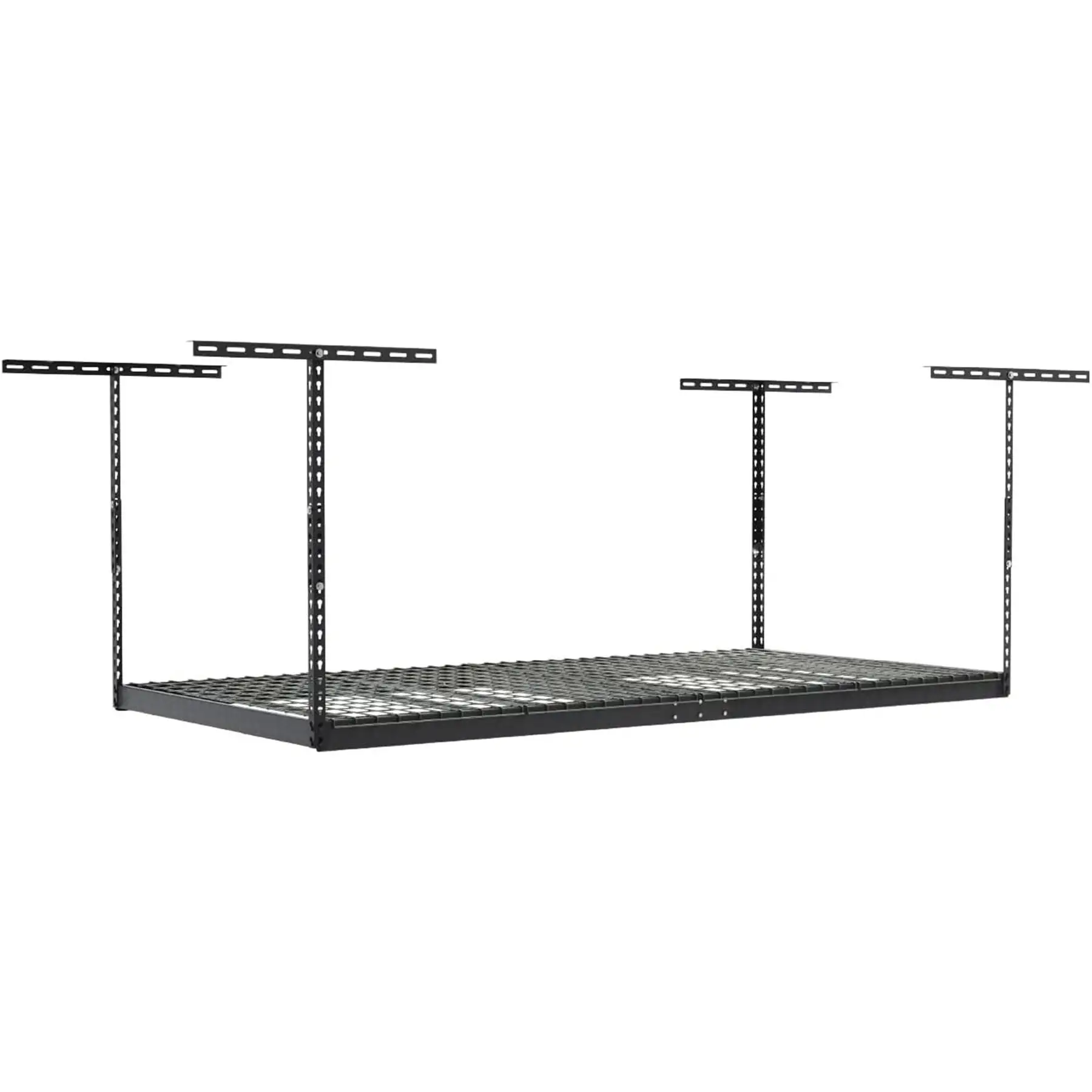 MonsterRax 4'x8' Overhead Garage Storage Rack Holds Up to 500 Pounds, Hammertone