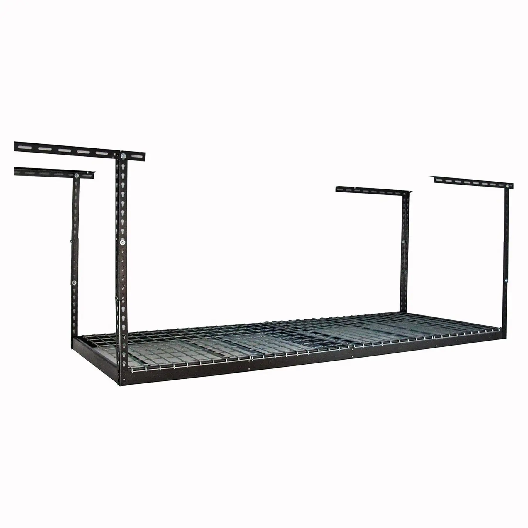 MonsterRax 3'x8' Overhead Garage Storage Rack Holds Up to 450 Pounds, Hammertone